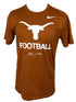 Nike Orange Texas Longhorns Football T-Shirt Men's Size M