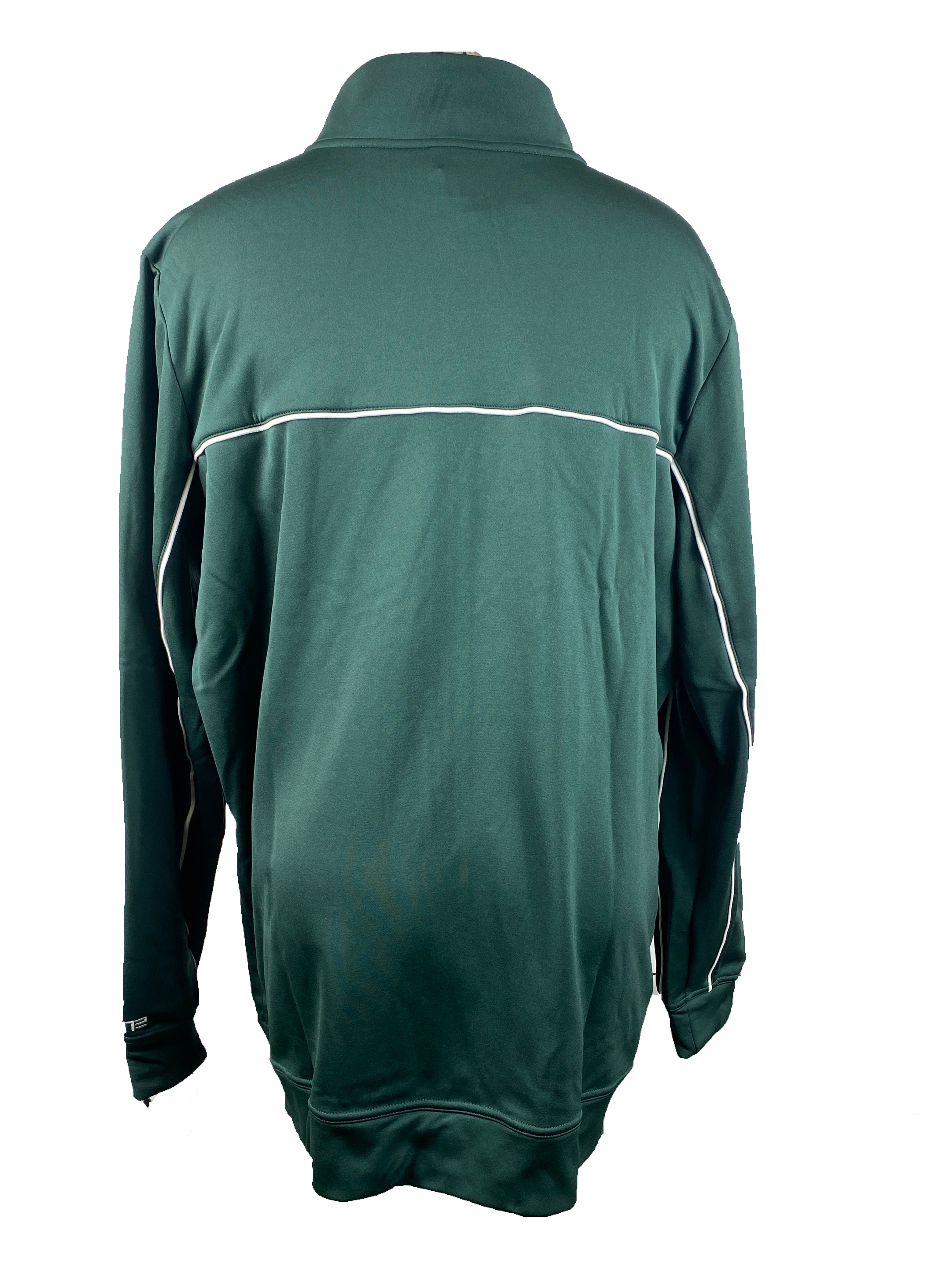 Nike Dri-Fit Green MSU Full-Zip Sweatshirt Men's Size 2XL Tall