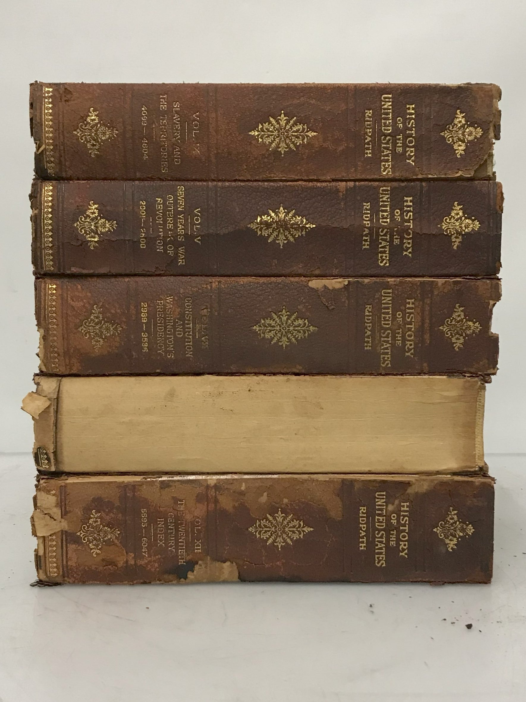 History of the United States by John Clark Ridpath 1914 Vols 5, 7, 9, 10, 12