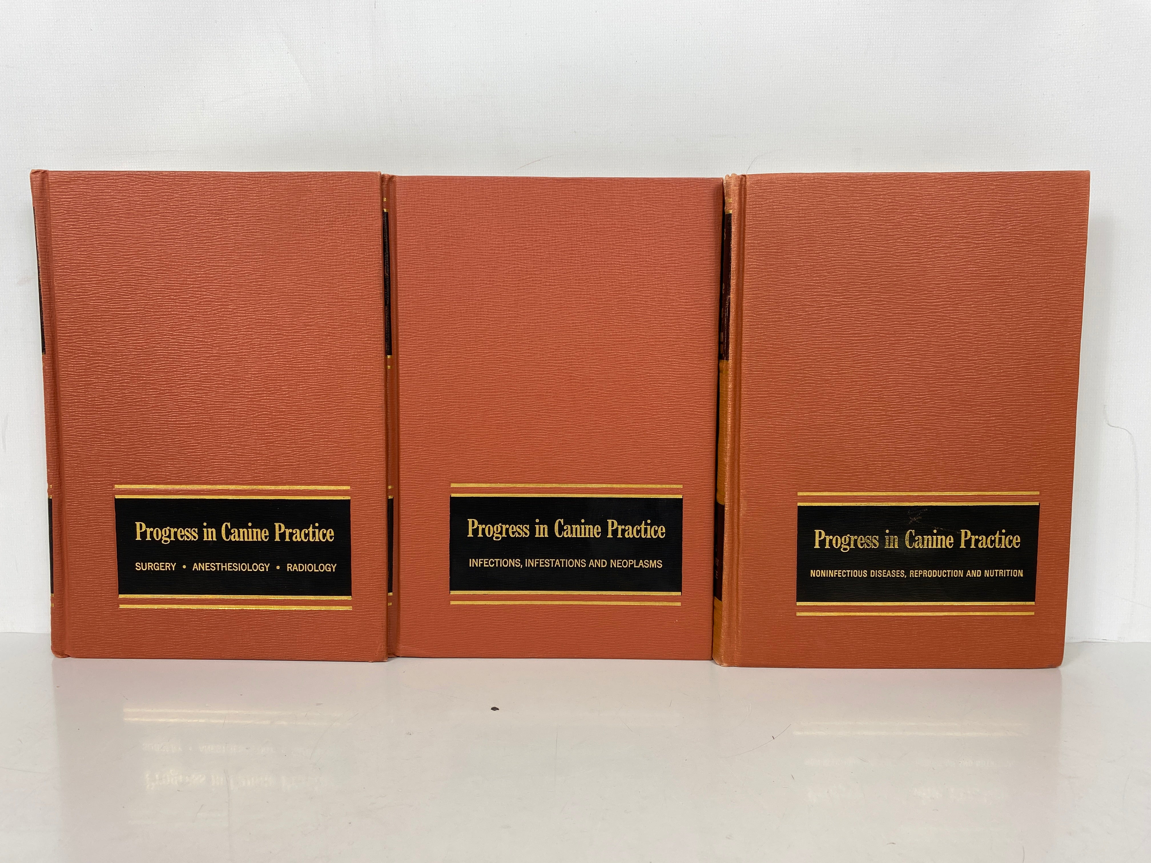 3 Vol Set: Progress in Canine Practice 1967 1st Printing HC