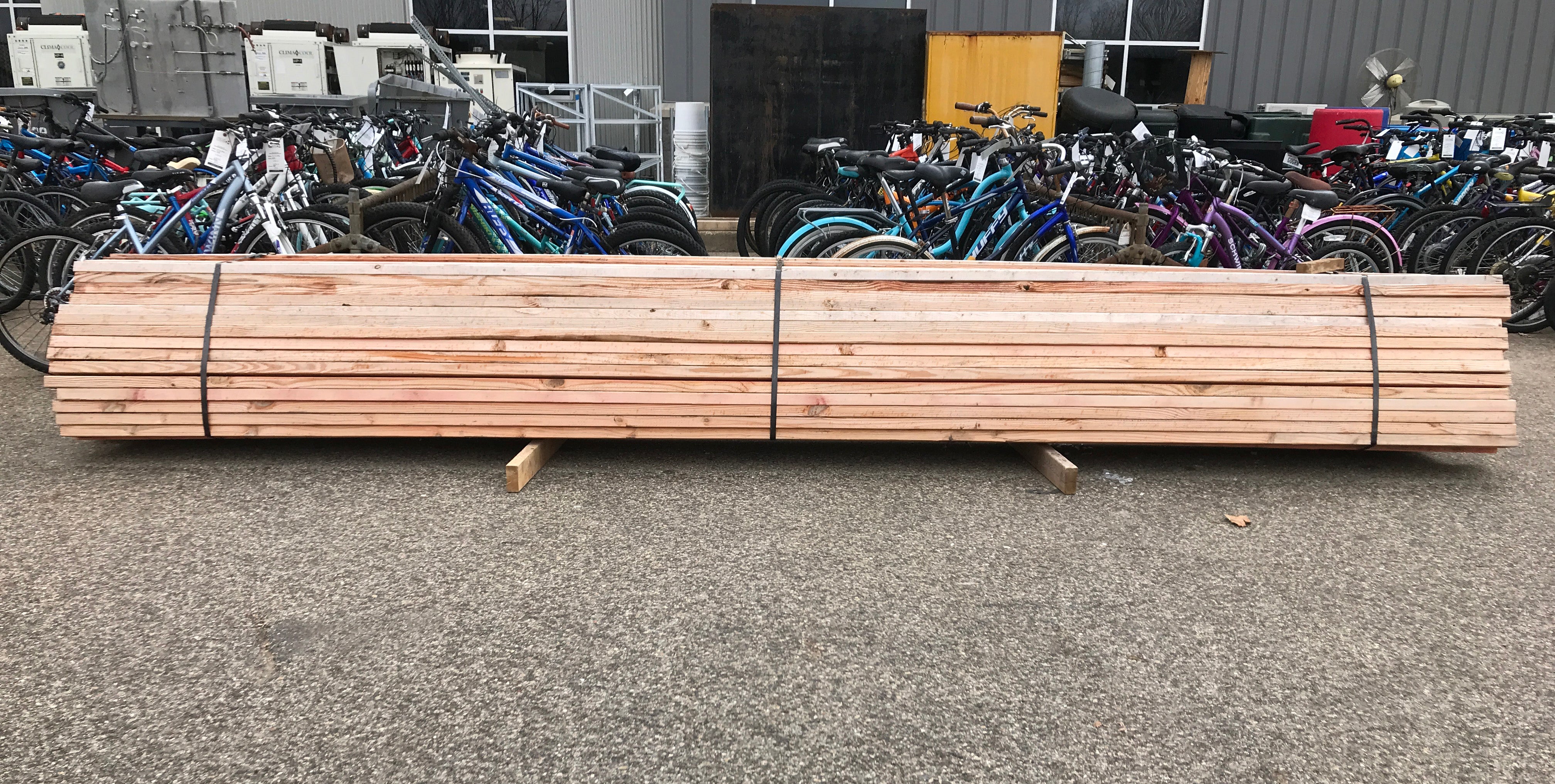2"x4"x16' 90 Plank Bunk Lumber