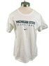 Nike White Michigan State Basketball T-Shirt Women's Size S