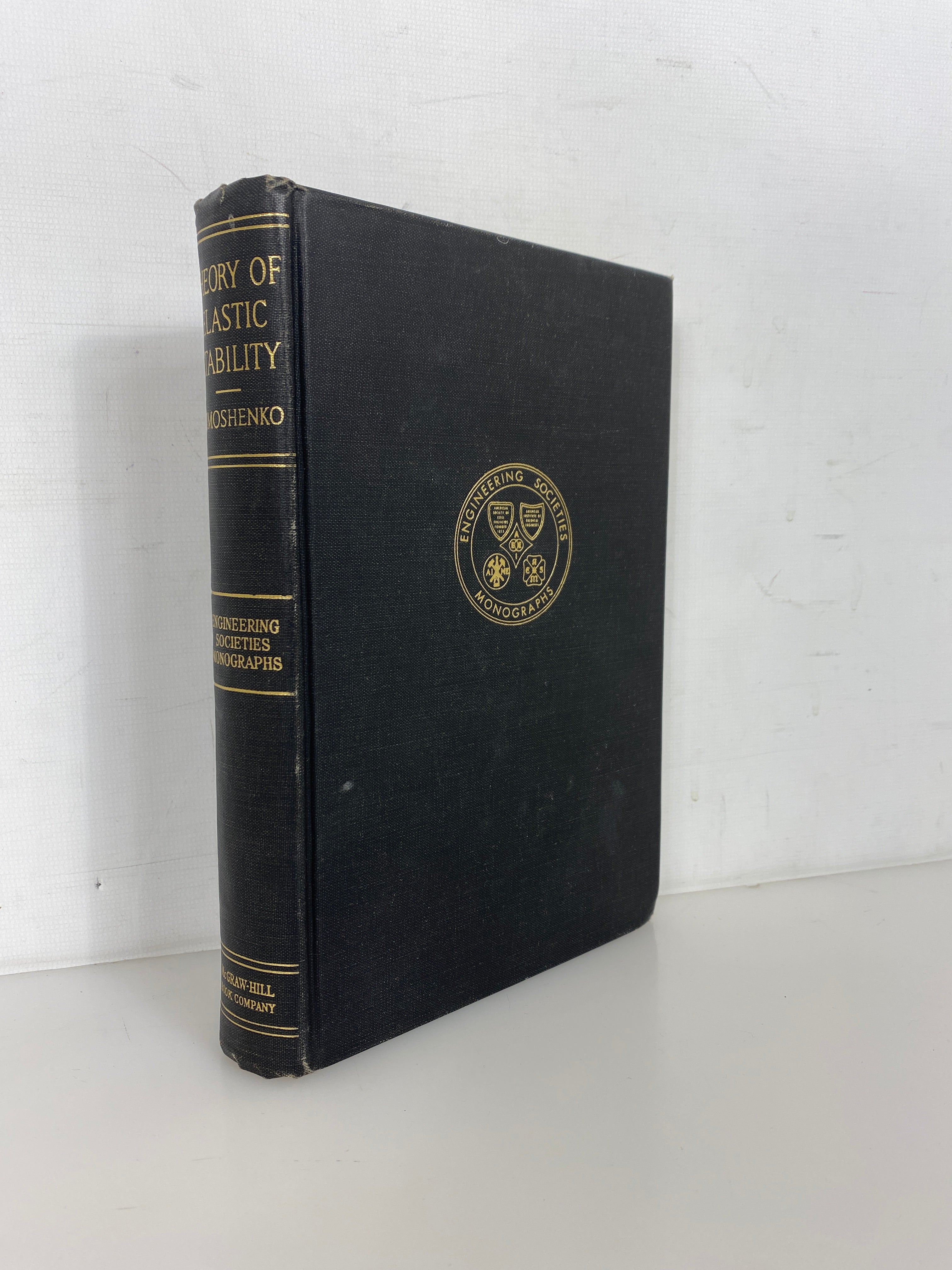 Theory of Elastic Stability by S. Timoshenko 1936 Vintage HC Text