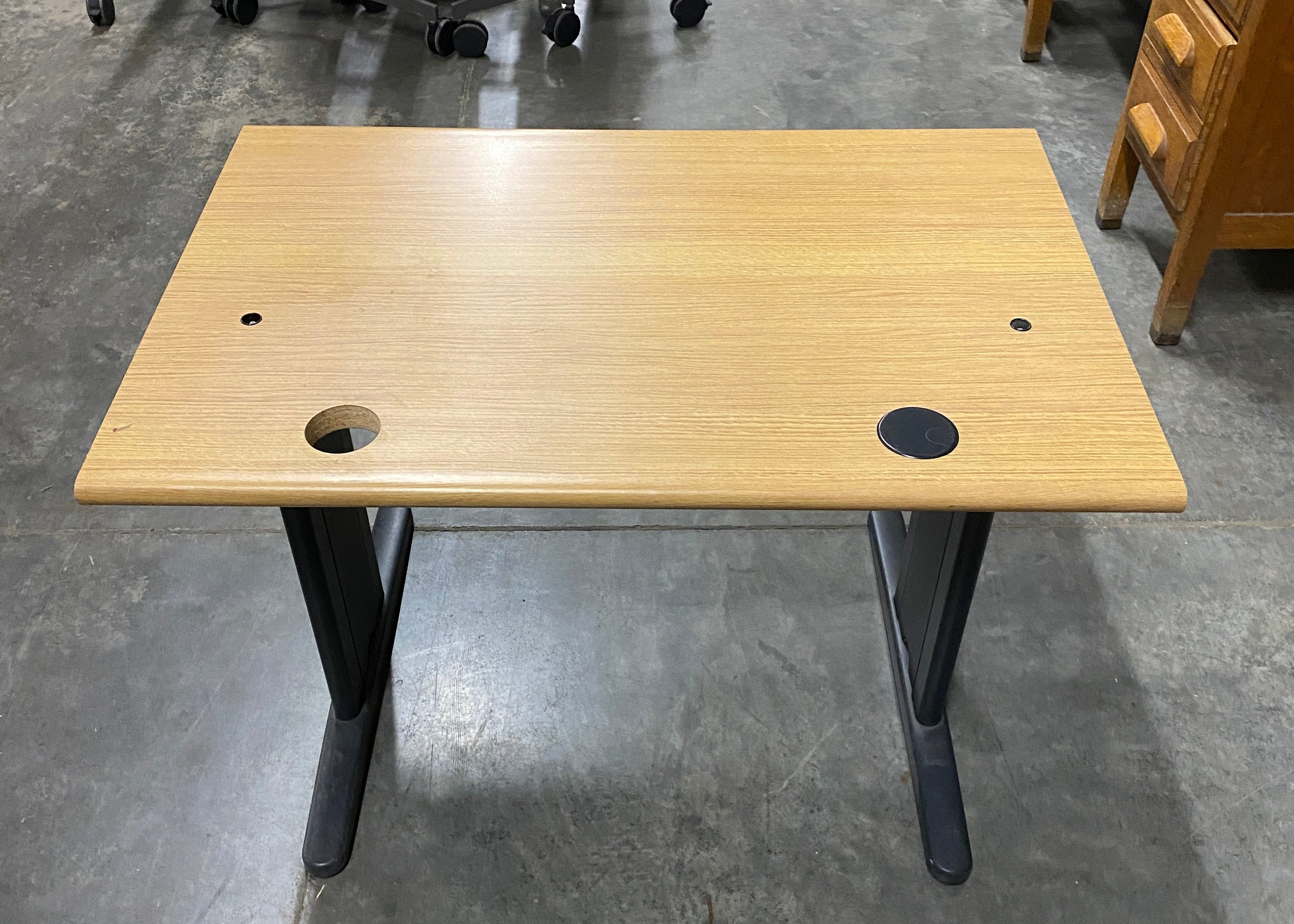 Wooden Laminate Desk w/ Metal Frame
