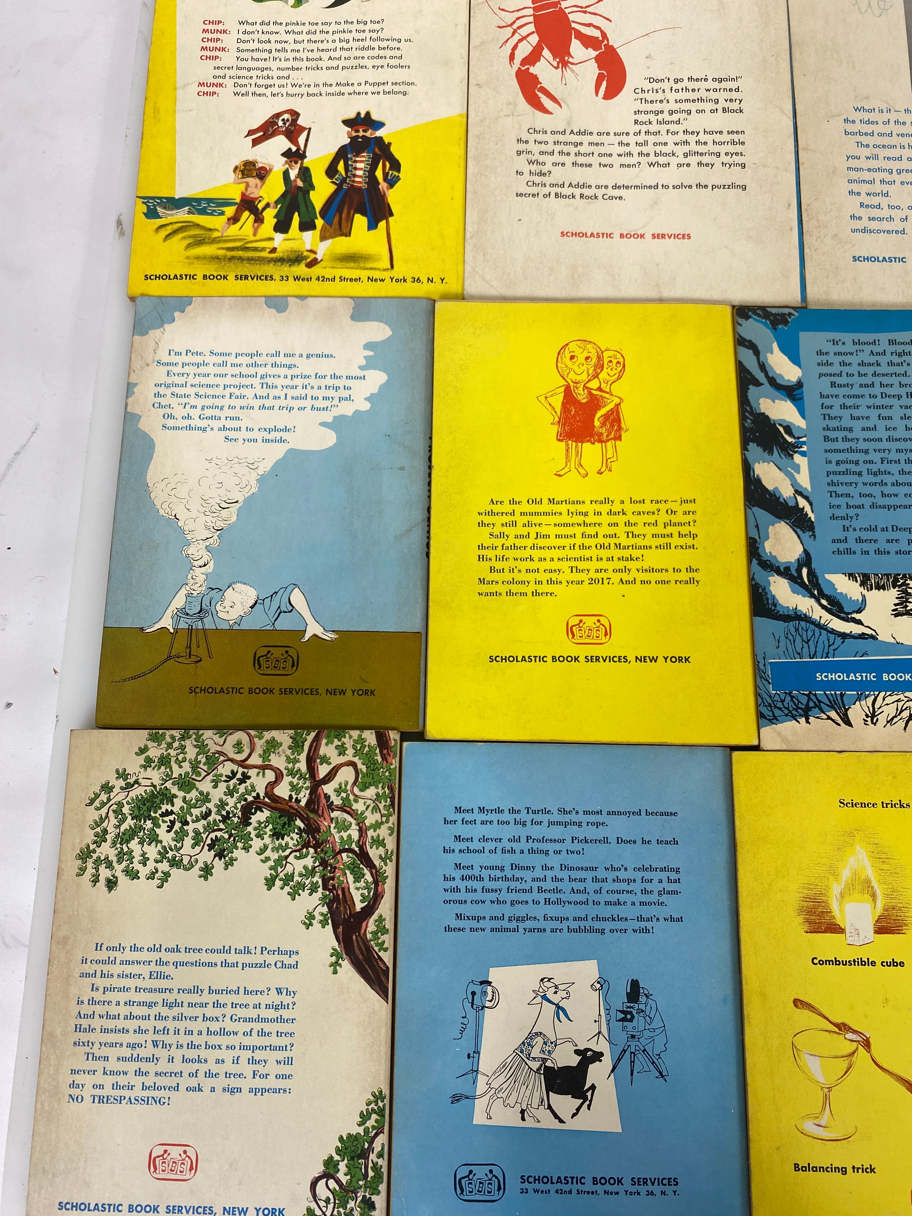 Lot of 20 Scholastic Book Services Paperbacks 1961-1964