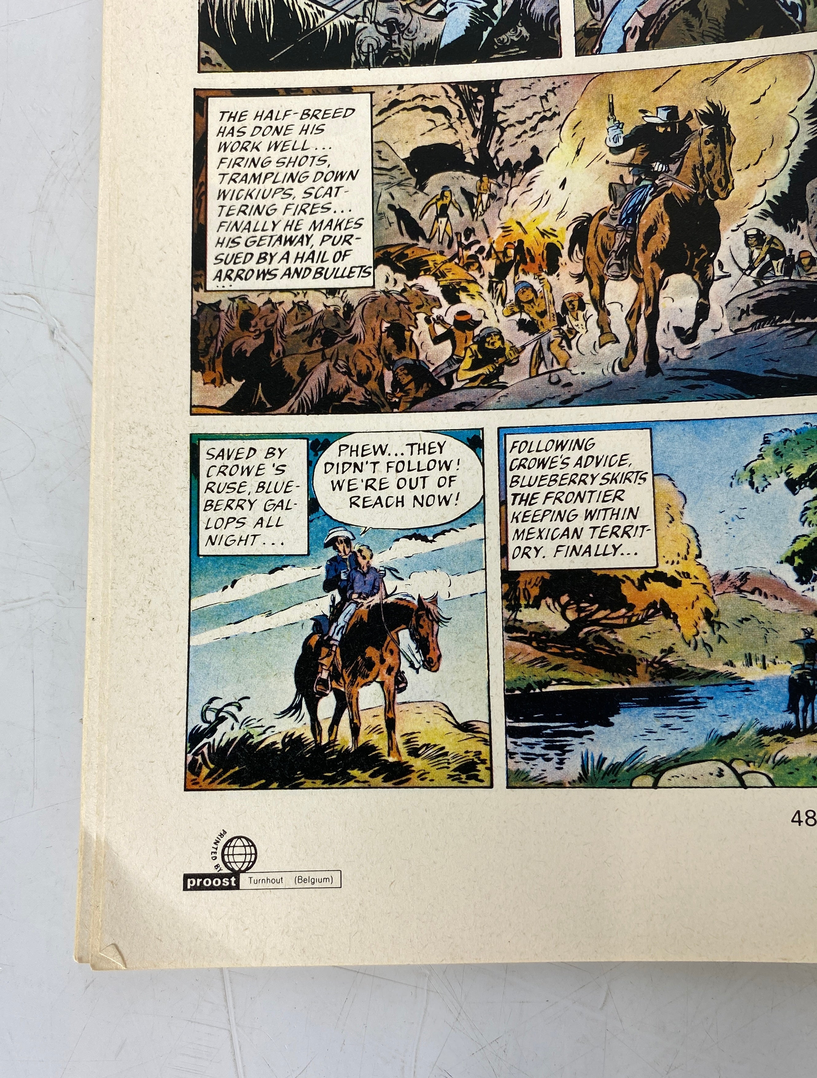 Lieutenant Blueberry Thunder in the West Graphic Novel 1977