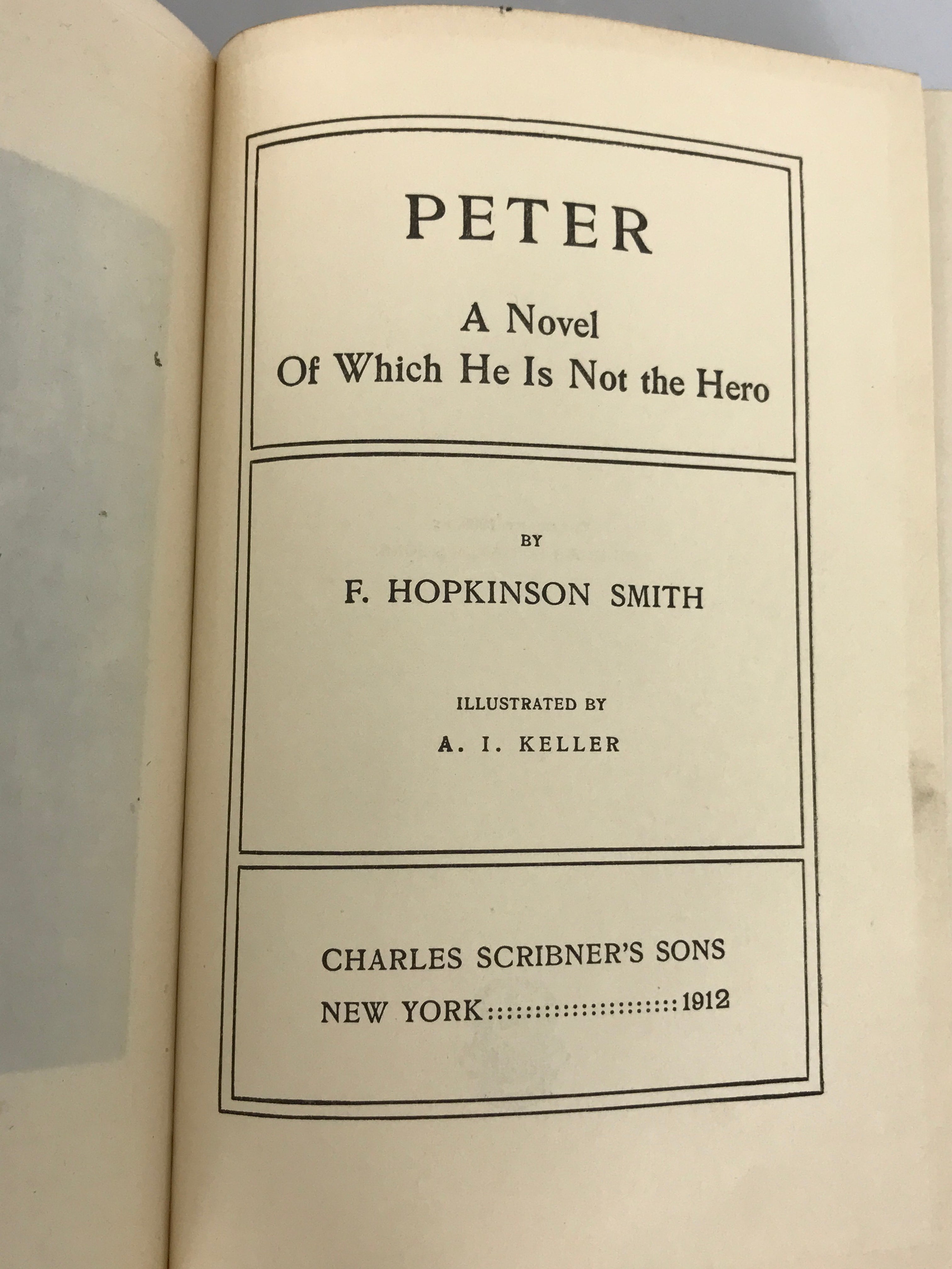 Lot of 6 F. Hopkinson Smith Novels 1911-1912 HC Charles Scribner's Sons