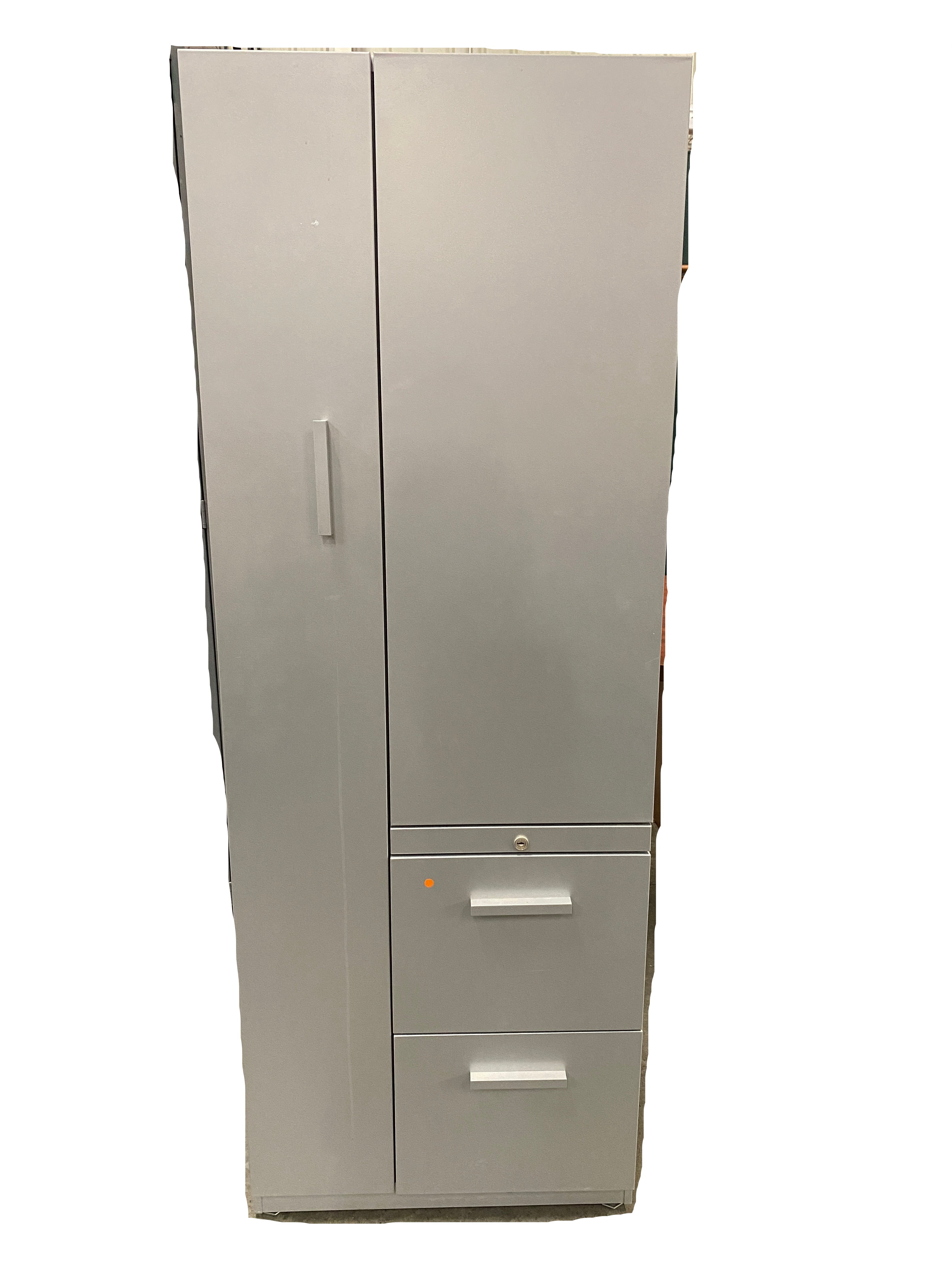Steelcase Closet Cabinet With Drawers & Shelves