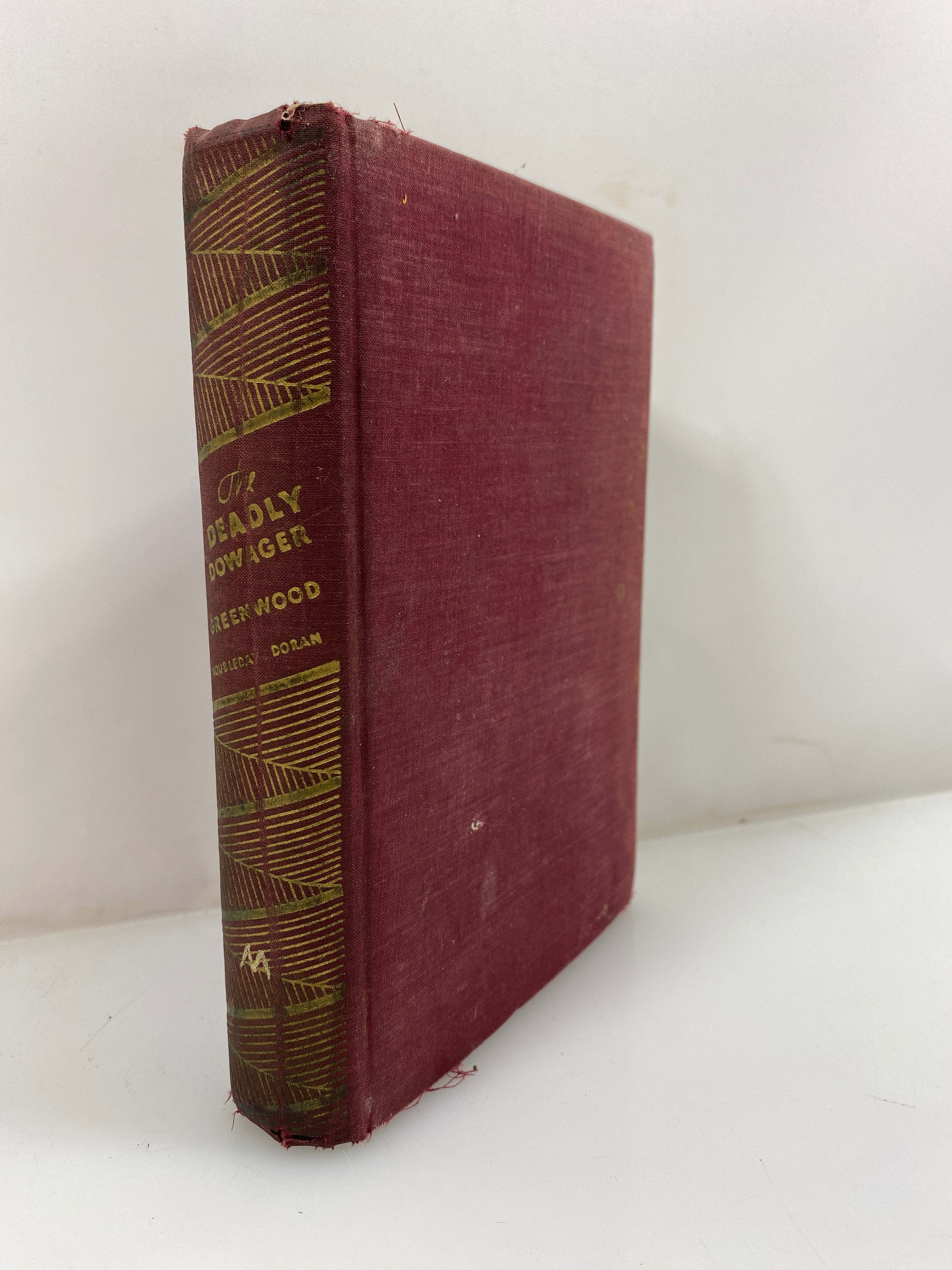 The Deadly Dowager by Greenwood Ex-library 1935 HC