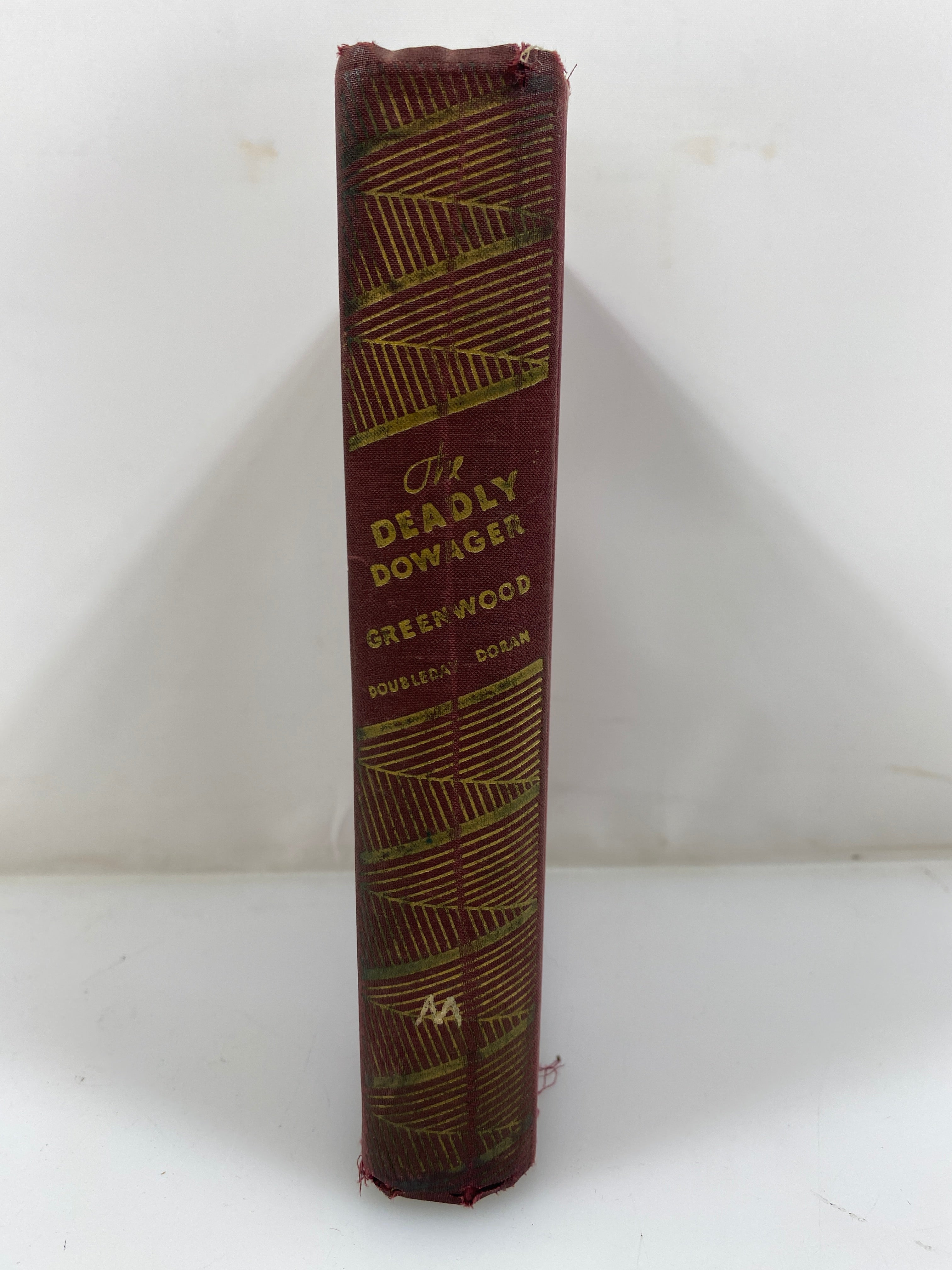 The Deadly Dowager by Greenwood Ex-library 1935 HC