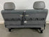 Gray Van Rear Seating with Seat Buckles