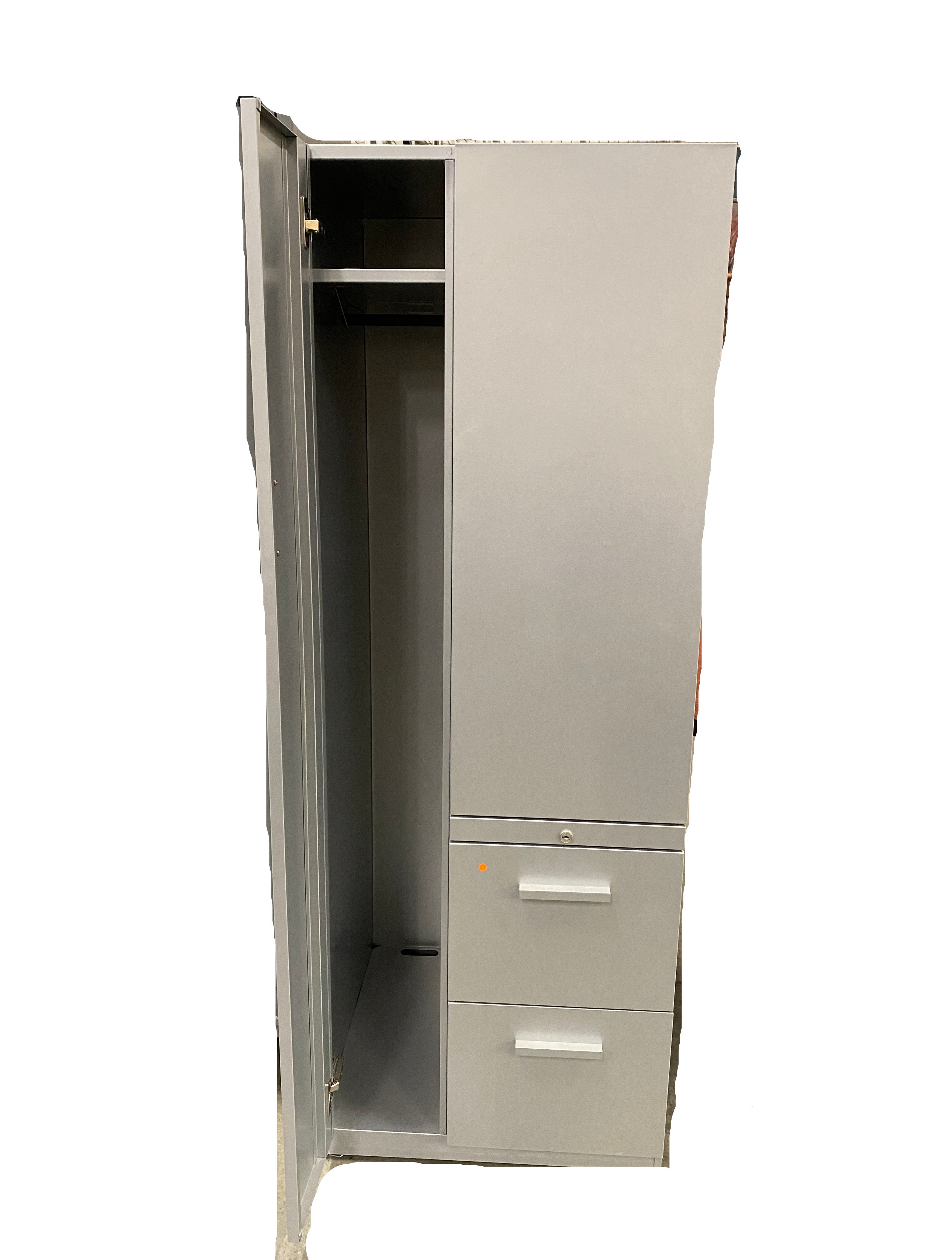 Steelcase Closet Cabinet With Drawers & Shelves