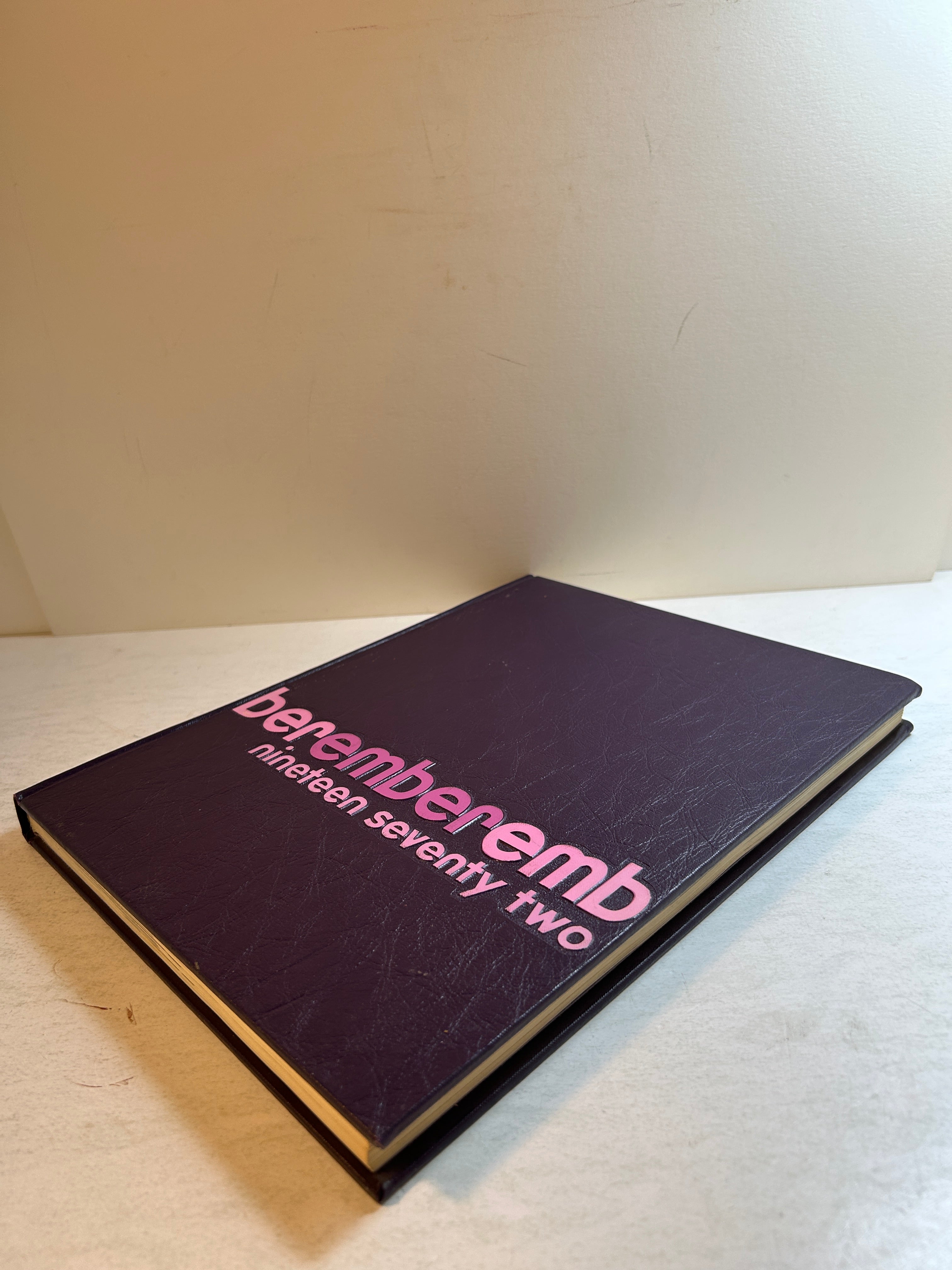 1972 "Ember" Carl Brablec High School Yearbook Roseville, MI HC