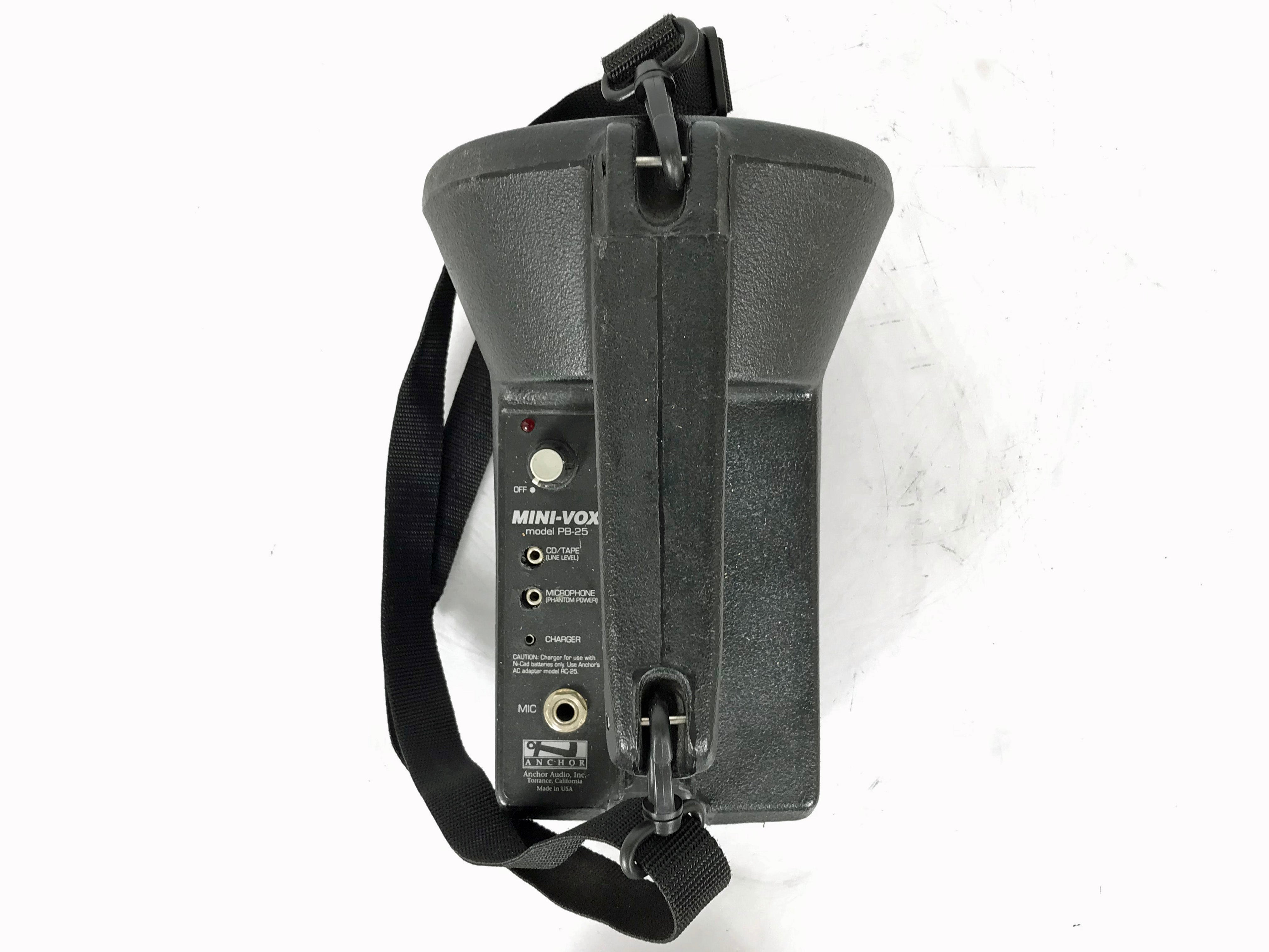 Anchor Mini-Vox PB-25 Battery Powered Handheld PA System