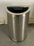 Commercial Zone Stainless Half Moon 8 Gallon Trash Can