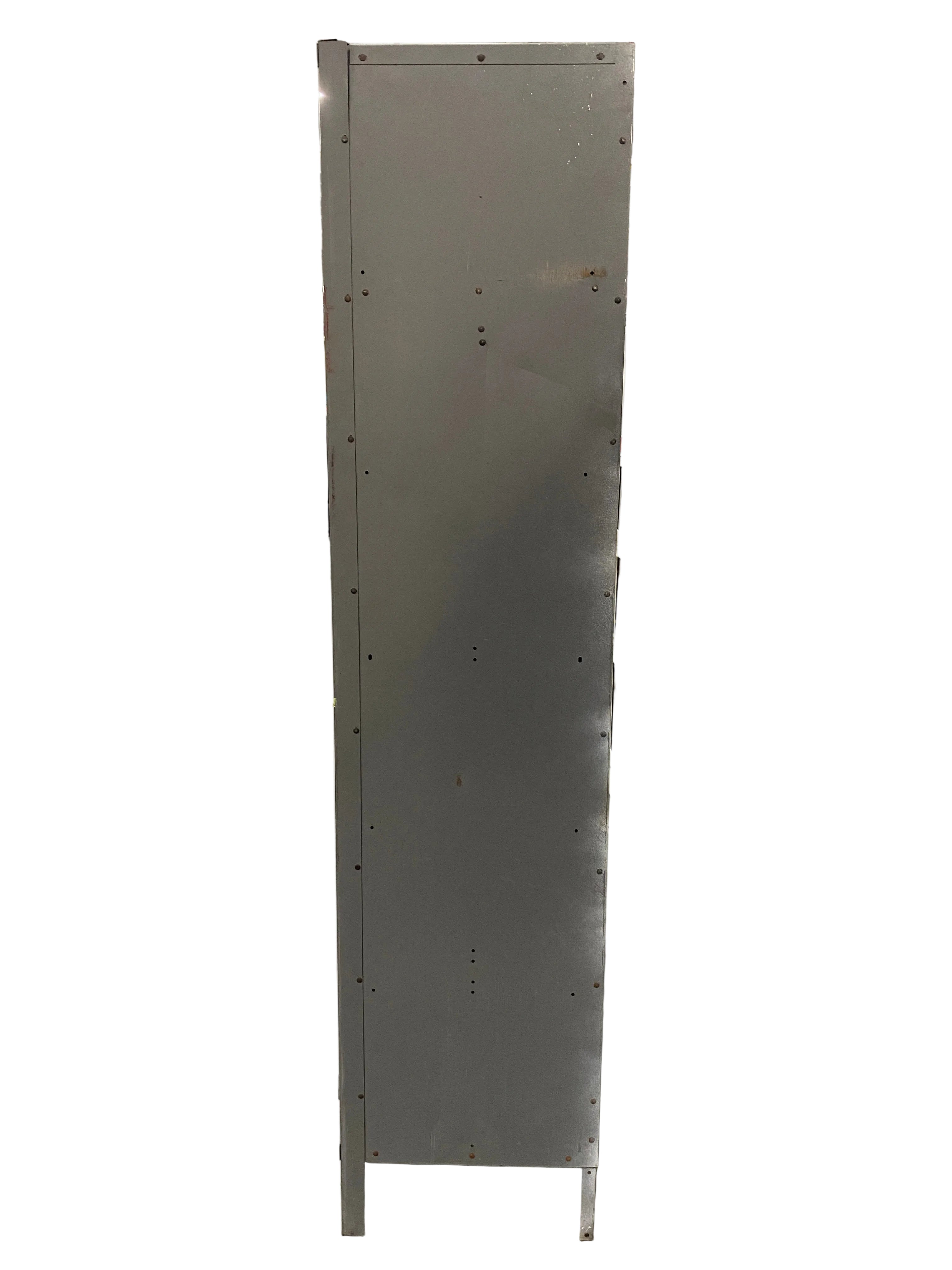 Group of 3 Metal Individual Lockers