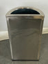 Commercial Zone Stainless Half Moon 8 Gallon Trash Can