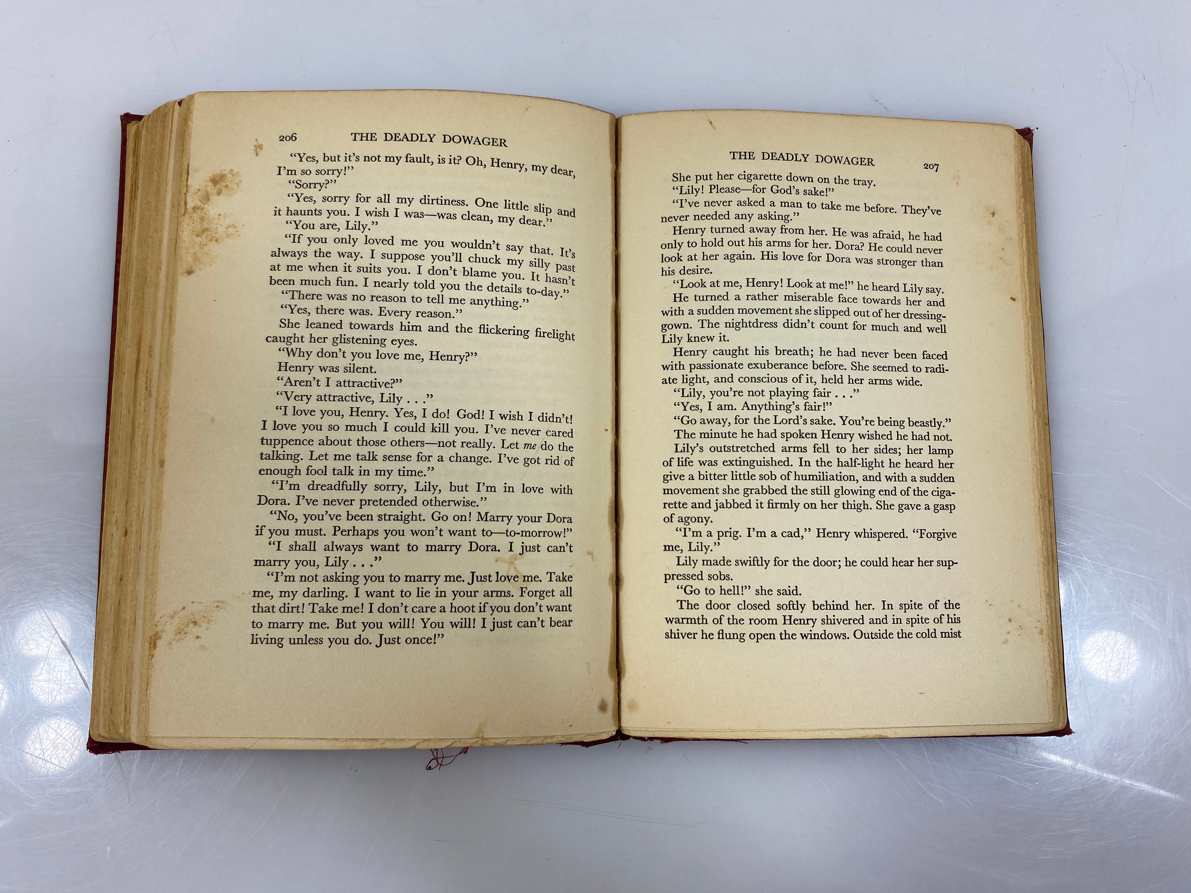 The Deadly Dowager by Greenwood Ex-library 1935 HC