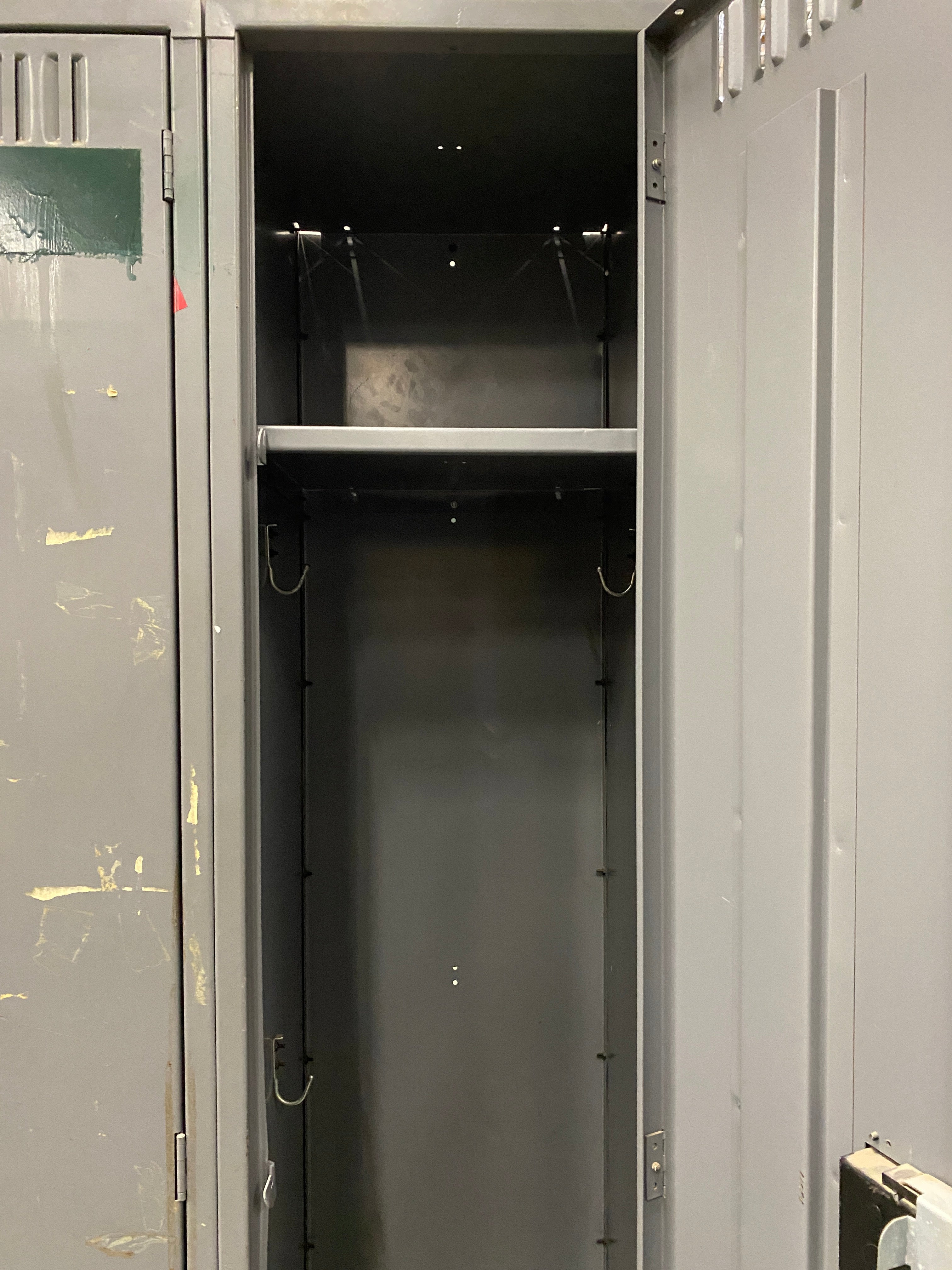 Group of 3 Metal Individual Lockers