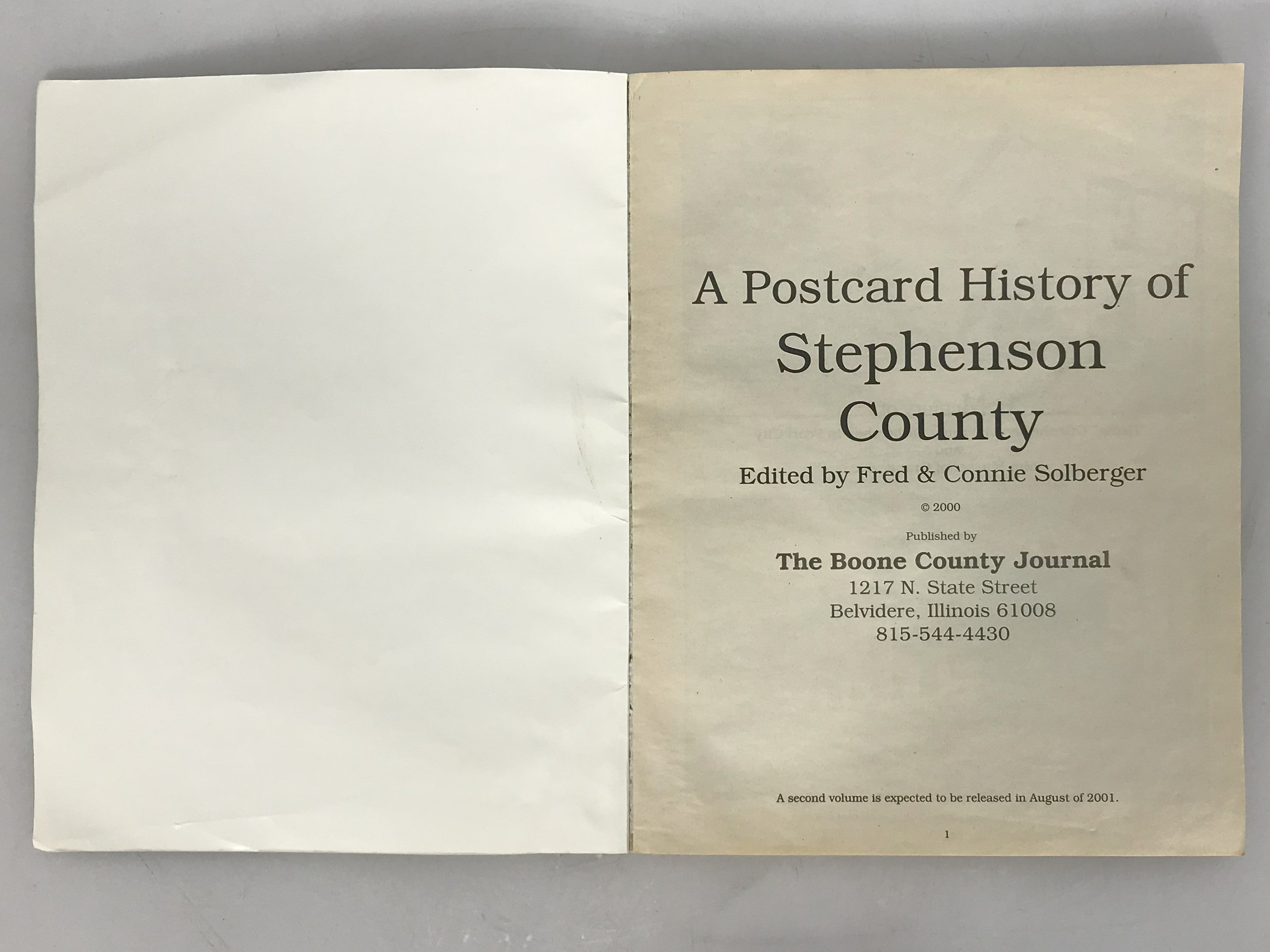 A Postcard History of Stephenson County Illinois 2000