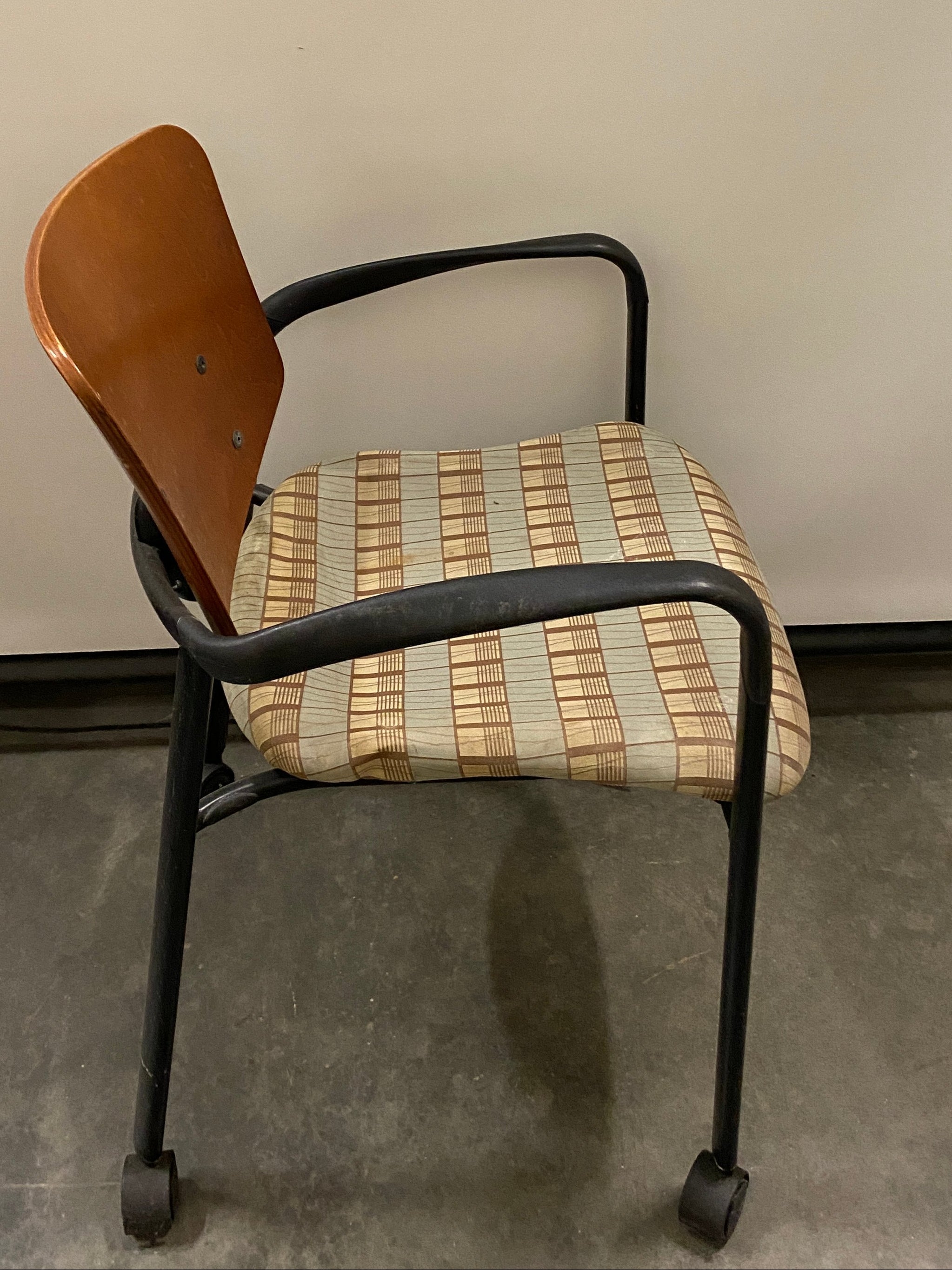 Haworth Upholstered Wheeled Chair