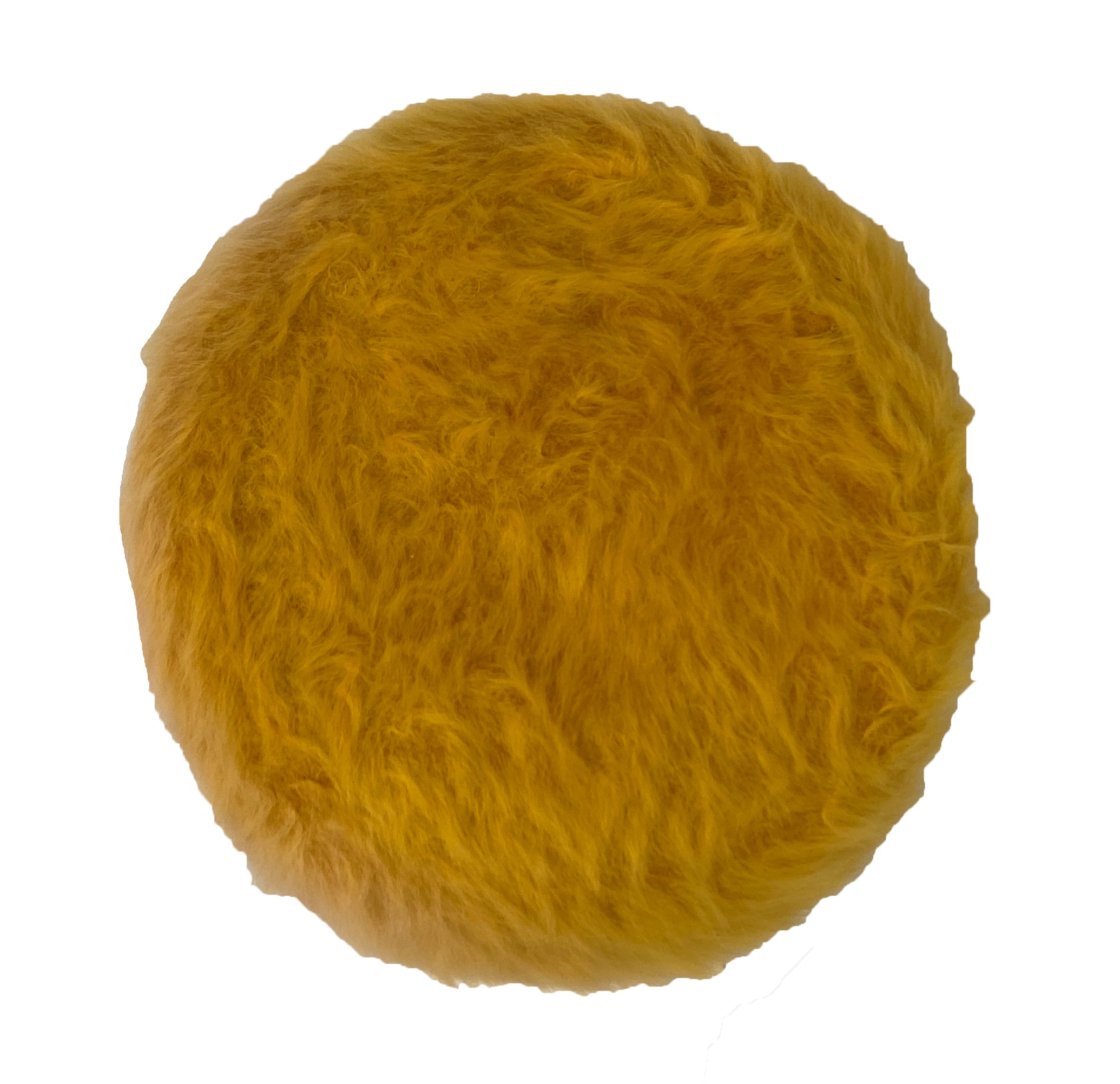 Vintage Balenciaga Yellow Fur Pillbox Hat