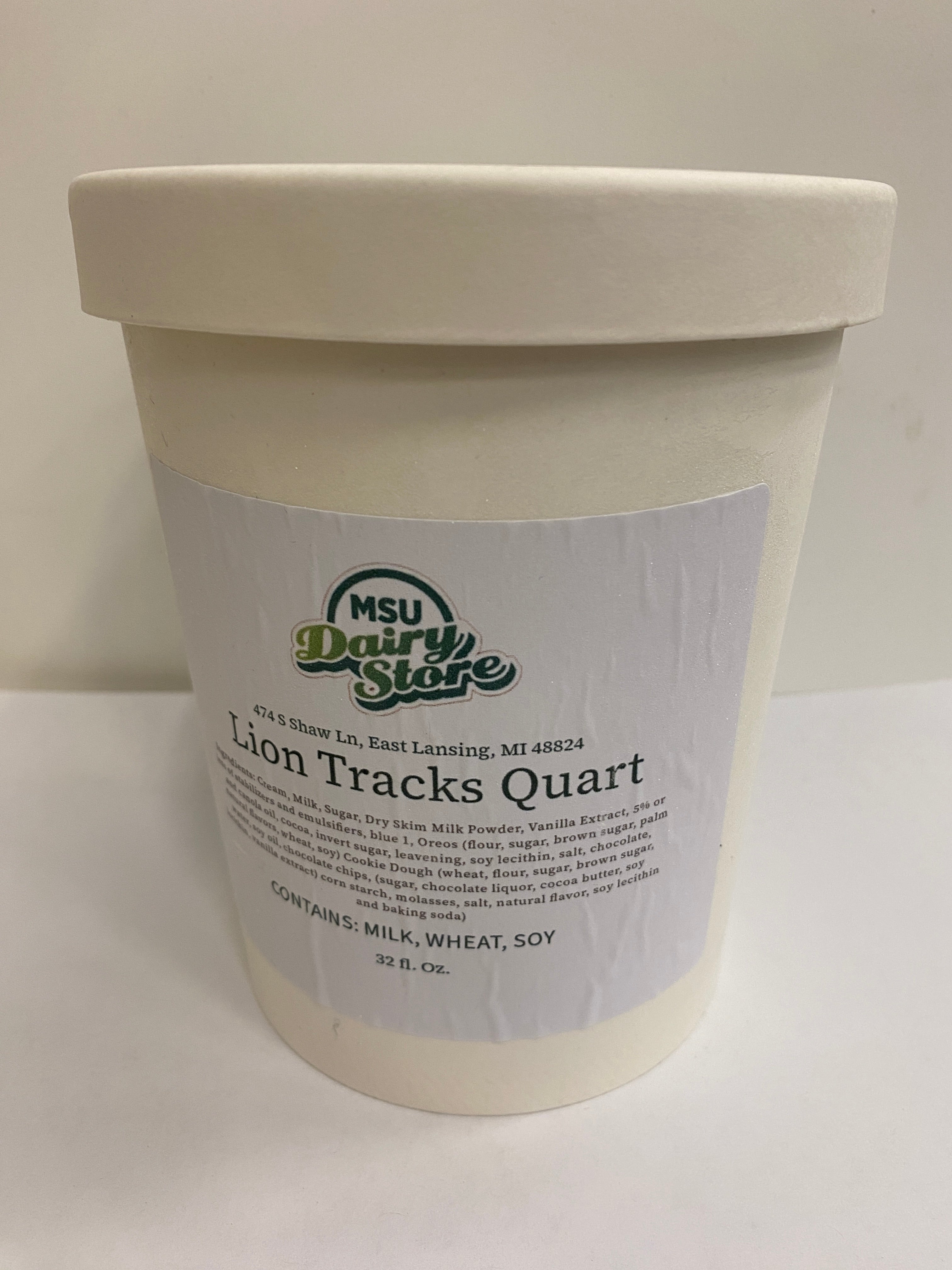 MSU Dairy Store Lion Tracks Quart