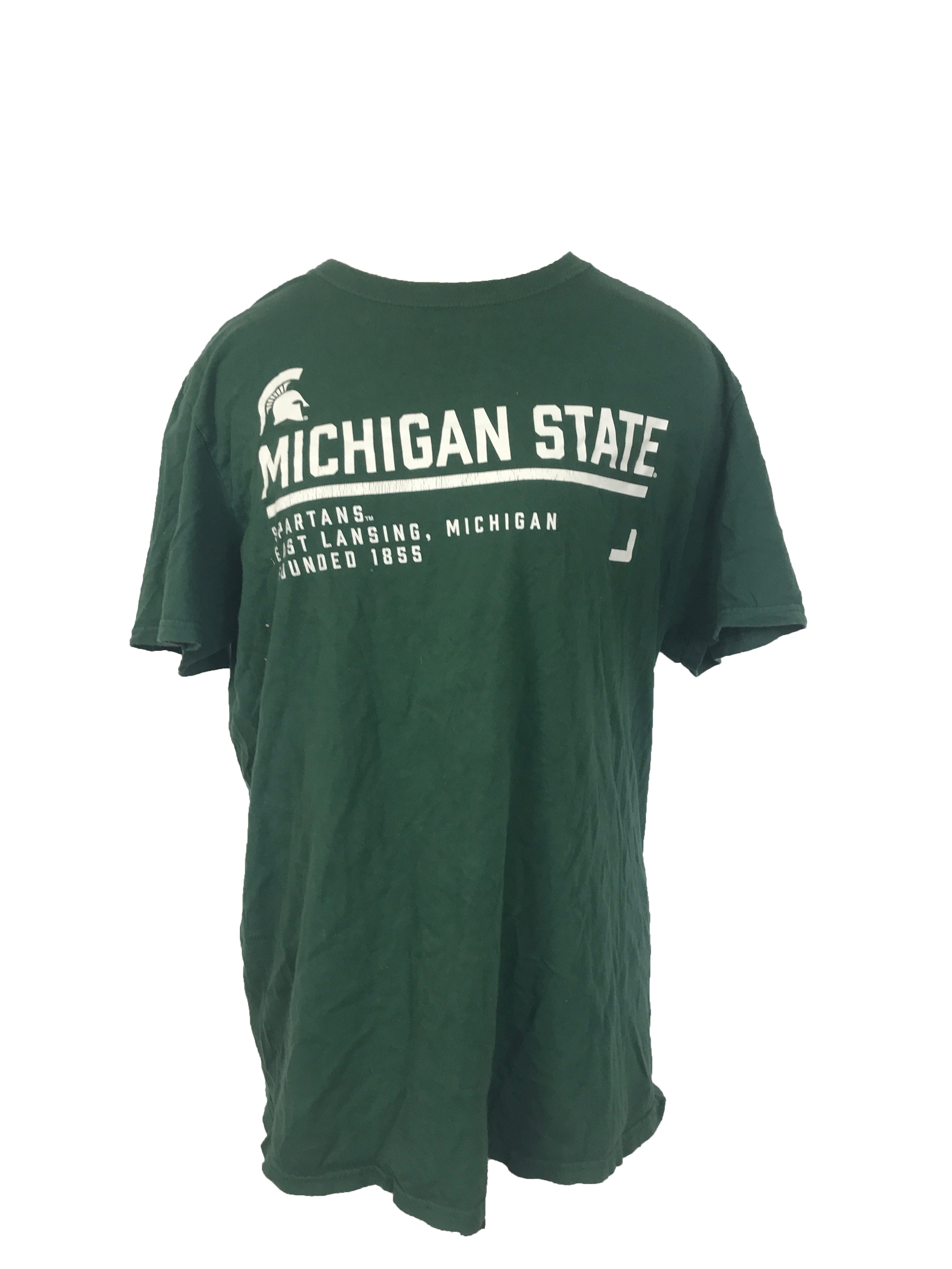 Michigan State Green T-Shirt Unisex Size Large