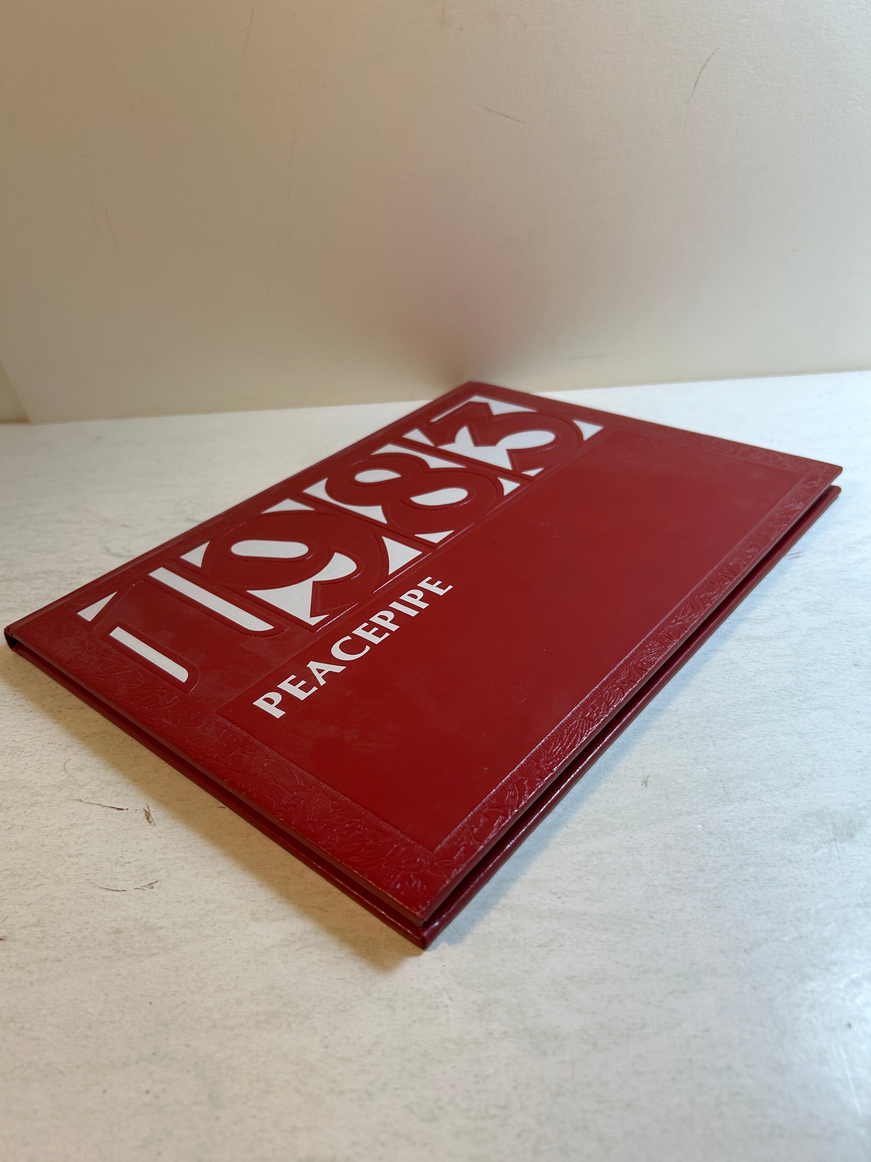 1983 "Peacepipe" Pattengill Junior High School Yearbook Lansing, MI HC