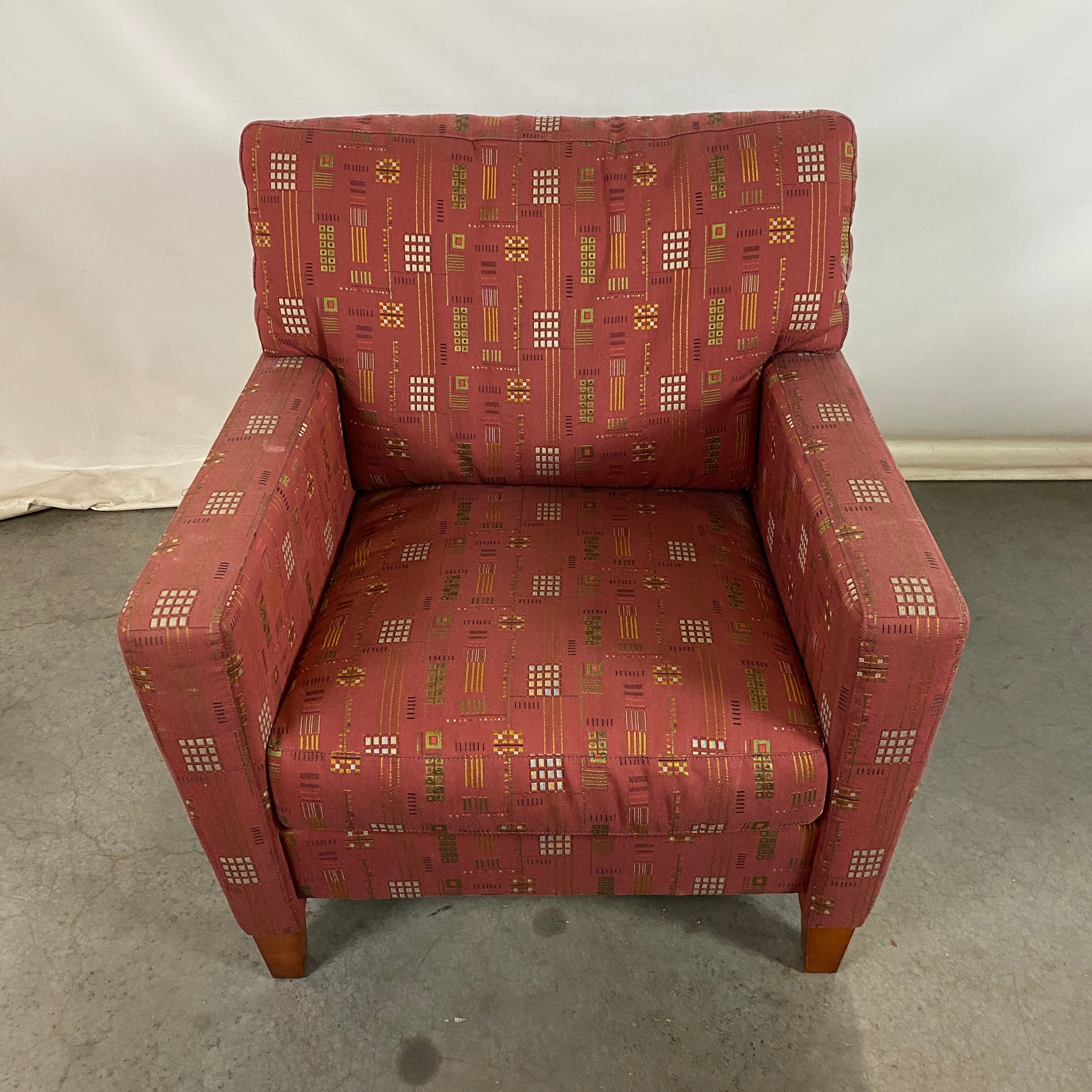 Brayton International #318 Red Textured Chair