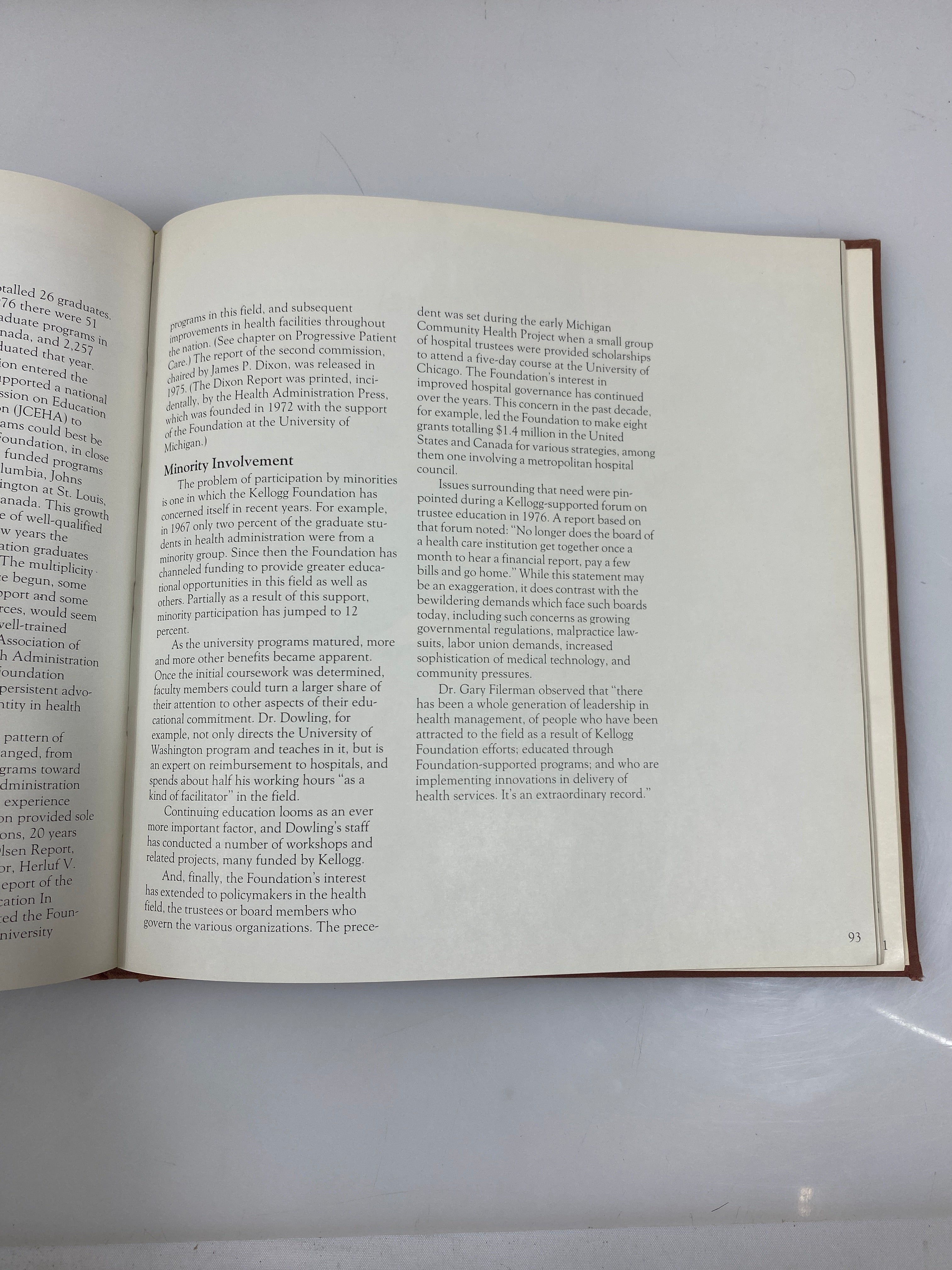 W.K. Kellogg Foundation the First Half-Century 1930-1980 Ex-library HC
