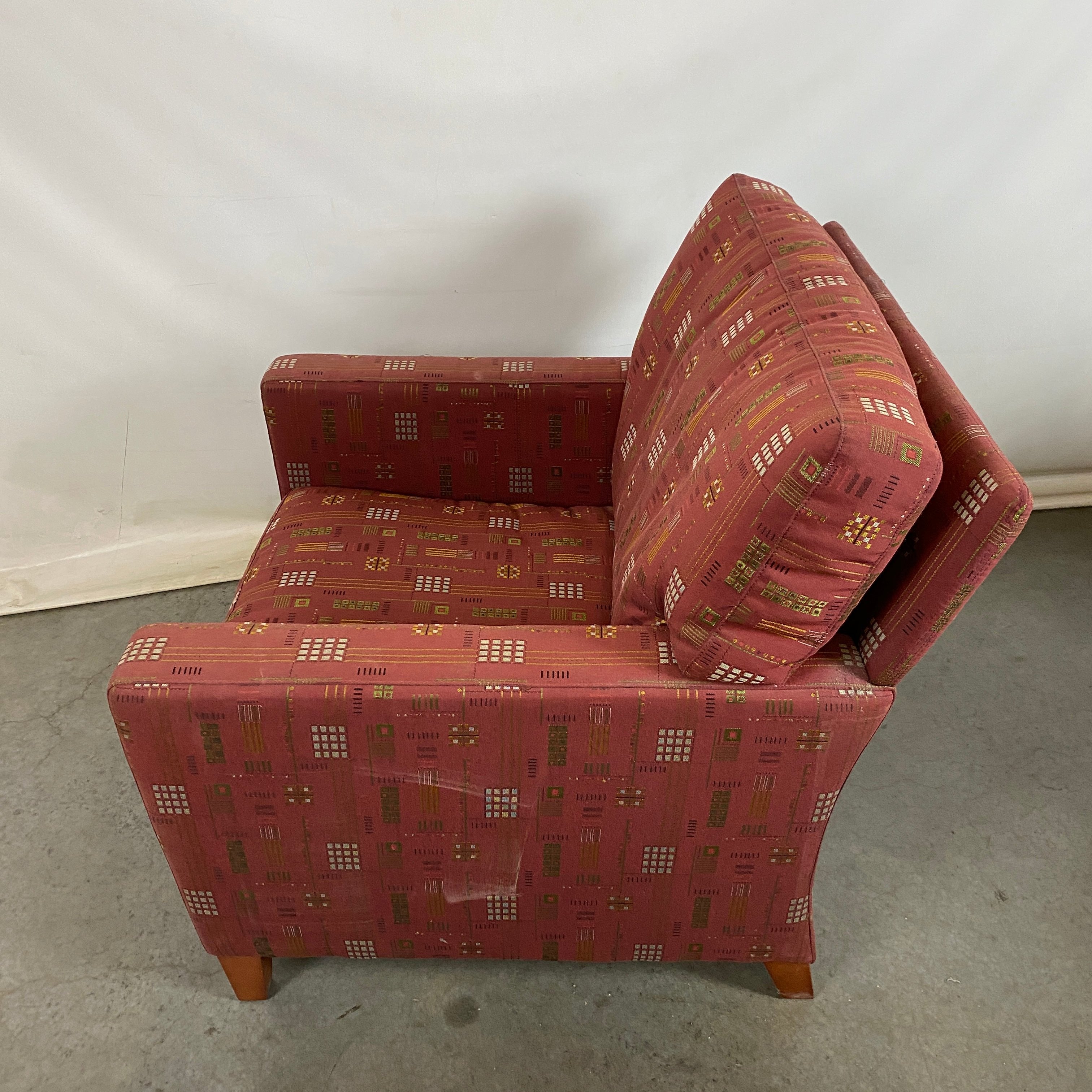 Brayton International #318 Red Textured Chair