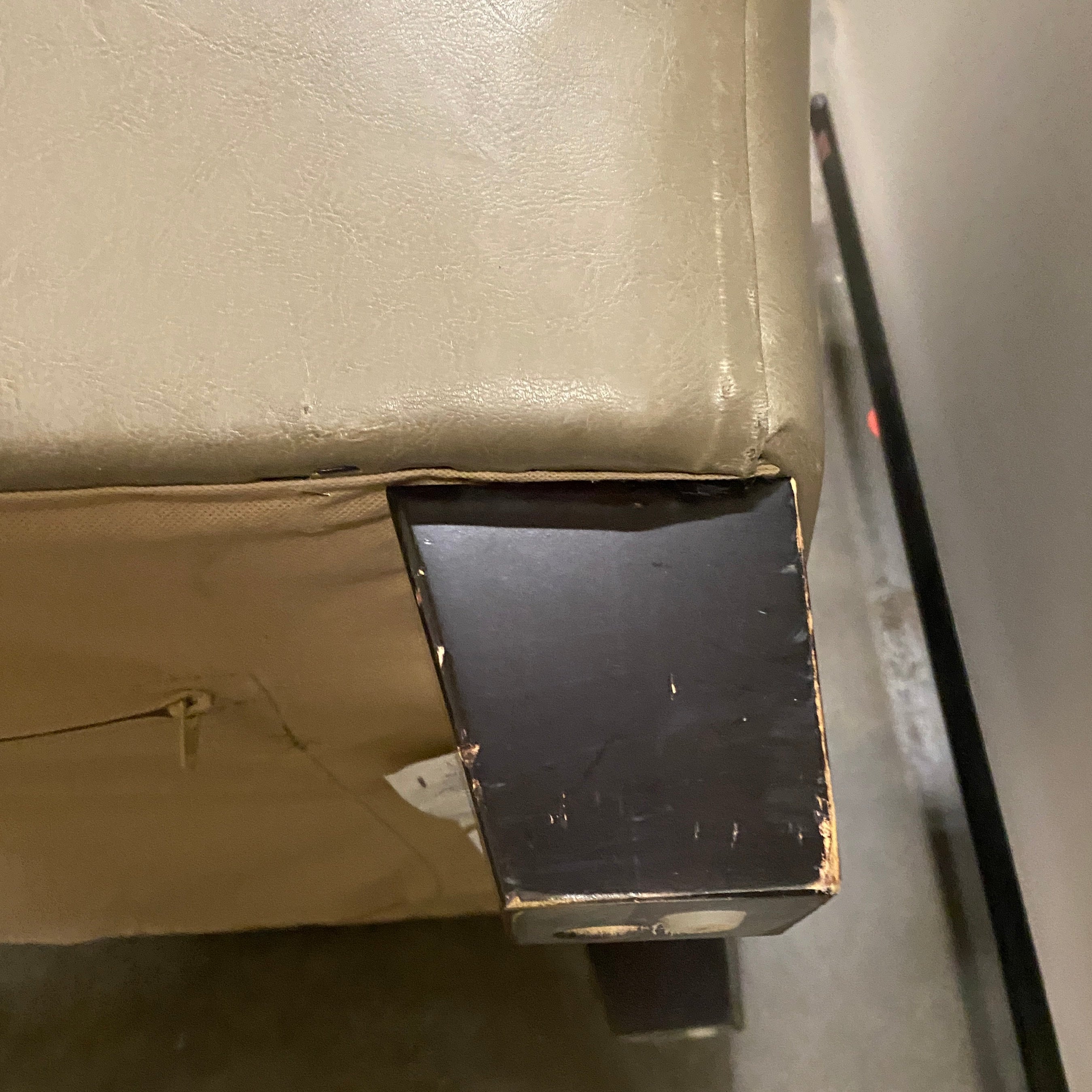 Green Upholstered Cushioned Chair