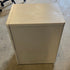 Beige Rounded 3 Drawer File Cabinet