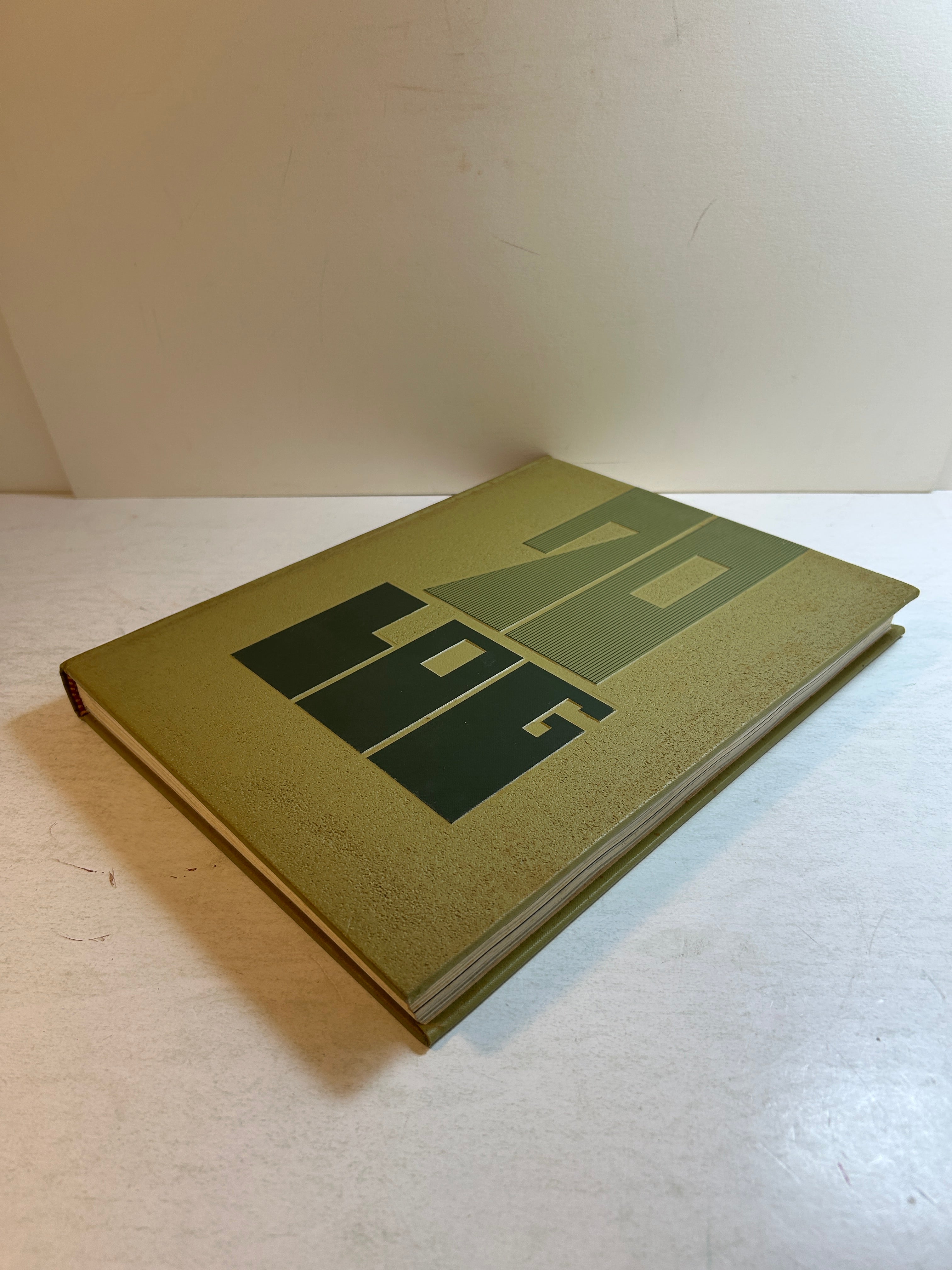 1970 "Log" Lakeview High School Yearbook Battle Creek, MI Cindy Edmonds & Beth Schindler HC