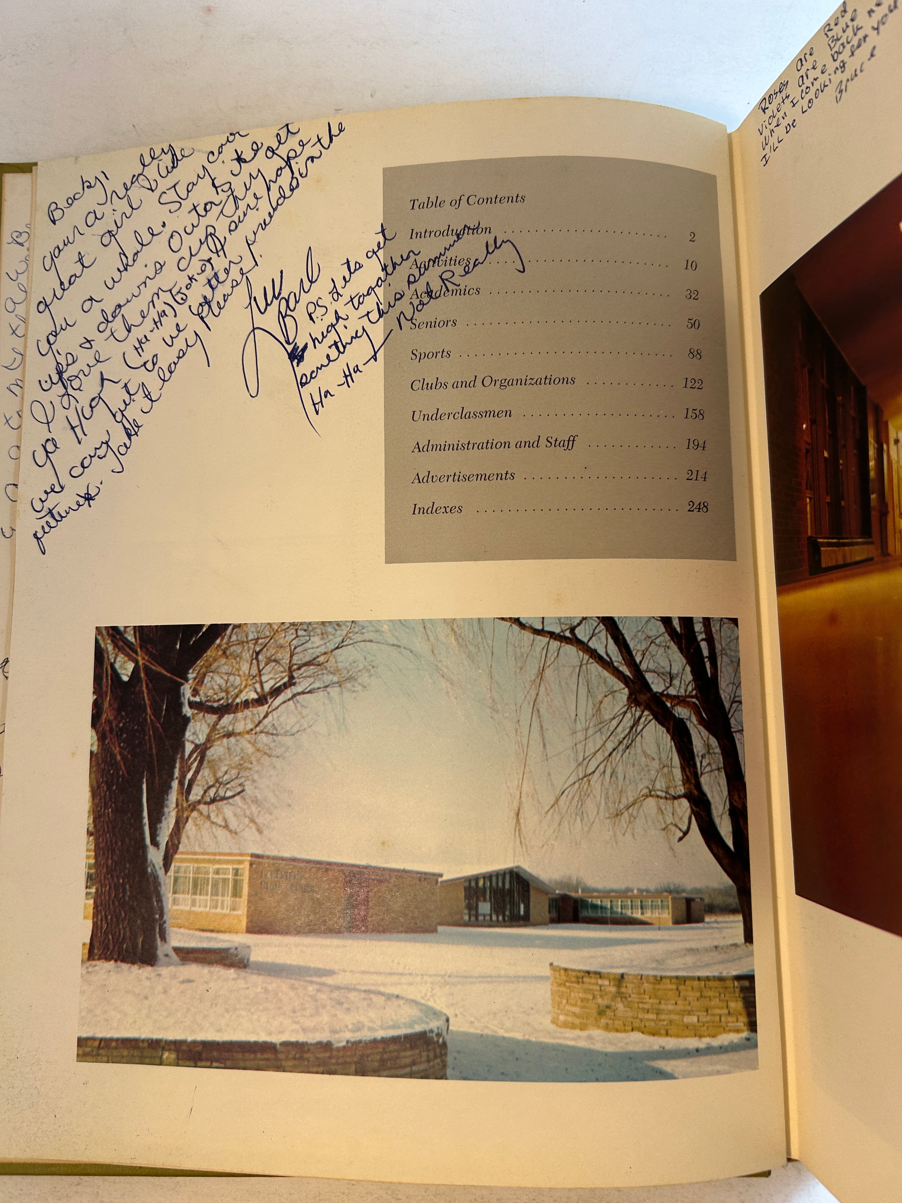 1970 "Log" Lakeview High School Yearbook Battle Creek, MI Cindy Edmonds & Beth Schindler HC