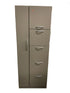 Steelcase Left Side Closet Grey Cabinet With Drawers