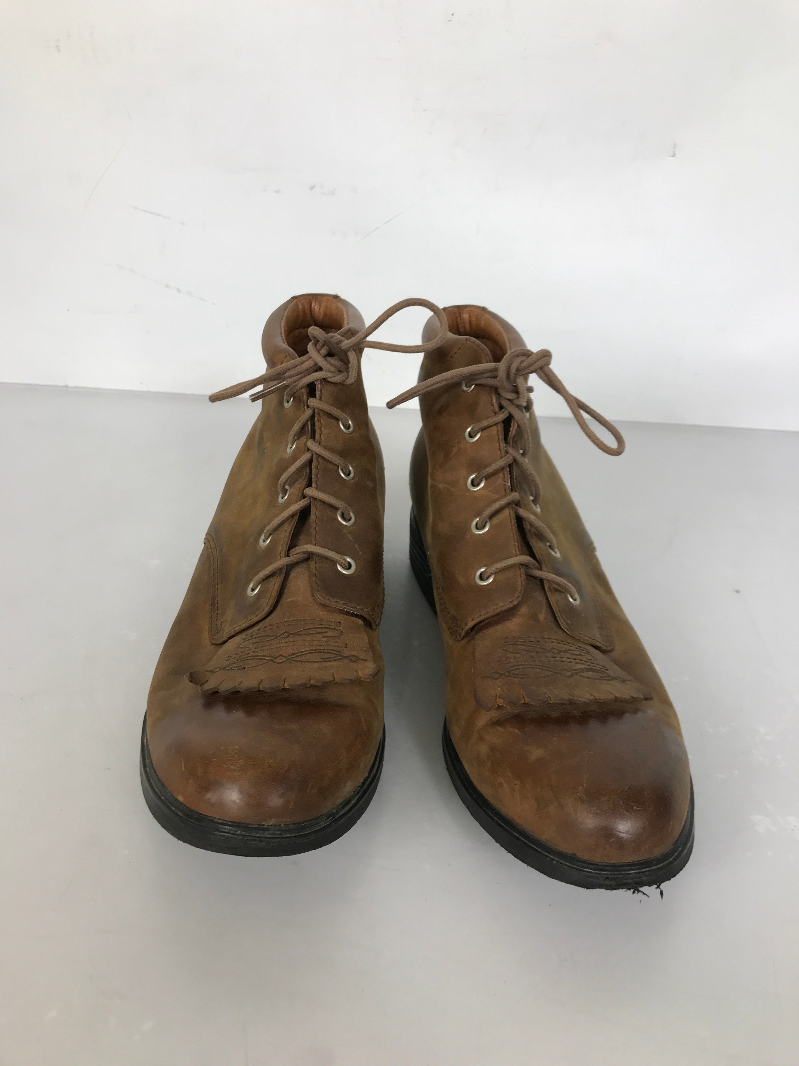 Ariat Brown Lace-Up Ankle Boot Women's Size 7.5