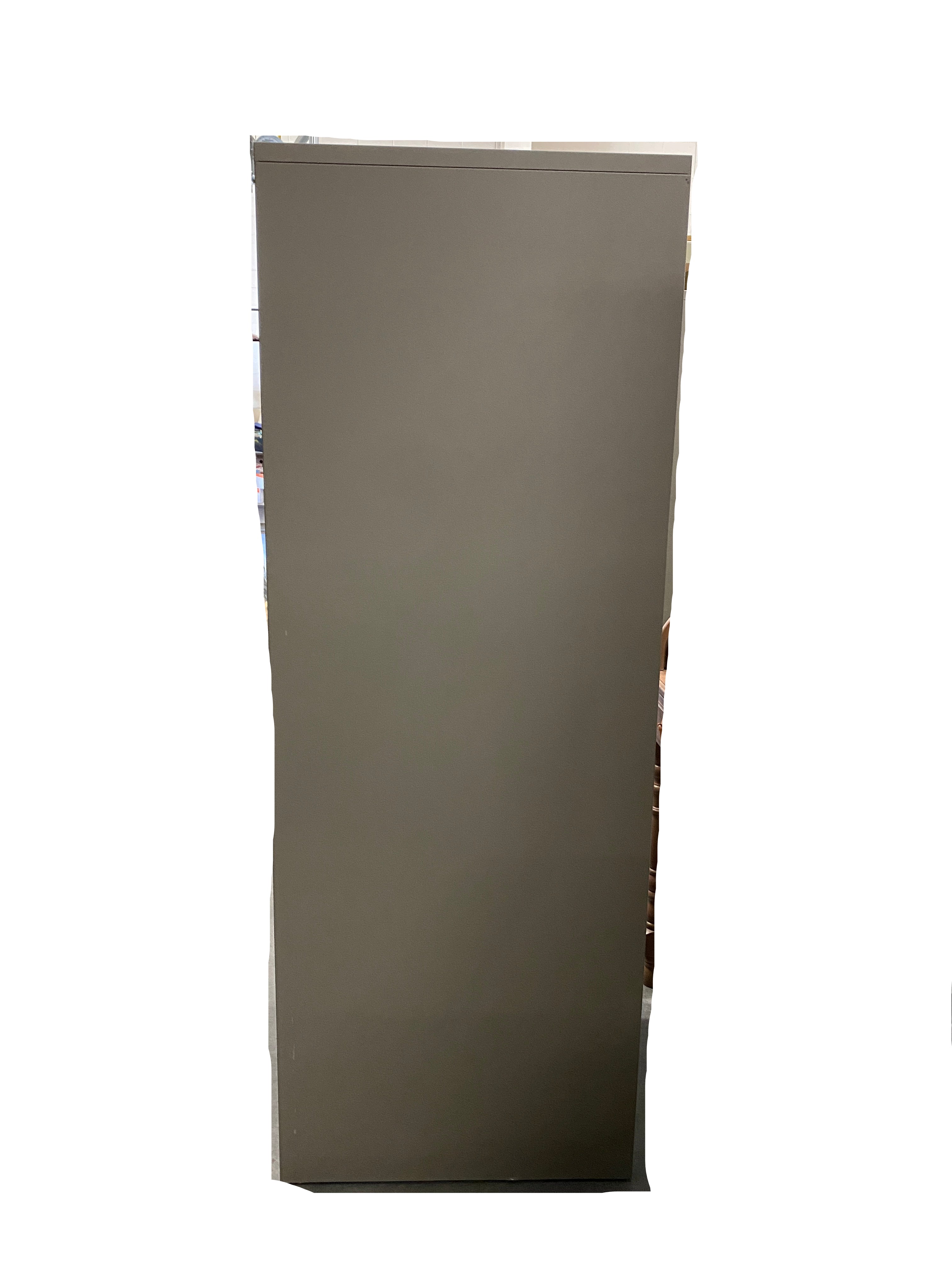 Steelcase Left Side Closet Grey Cabinet With Drawers