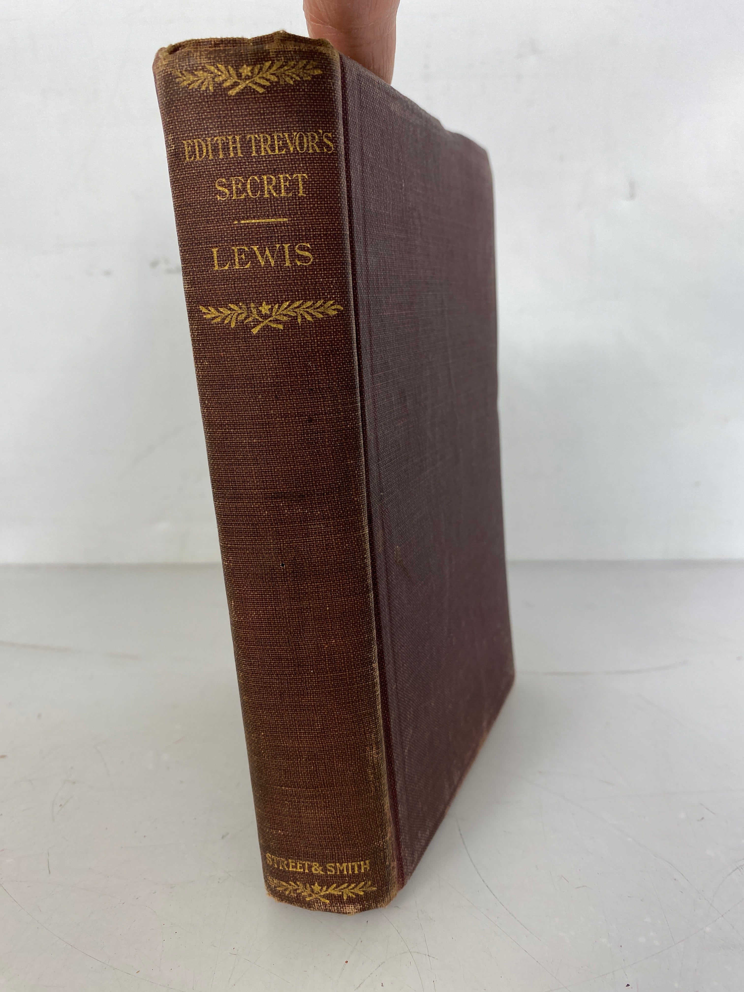 Edith Trevor's Secret by Harriet Lewis 1892 Street & Smith HC Rare Antique