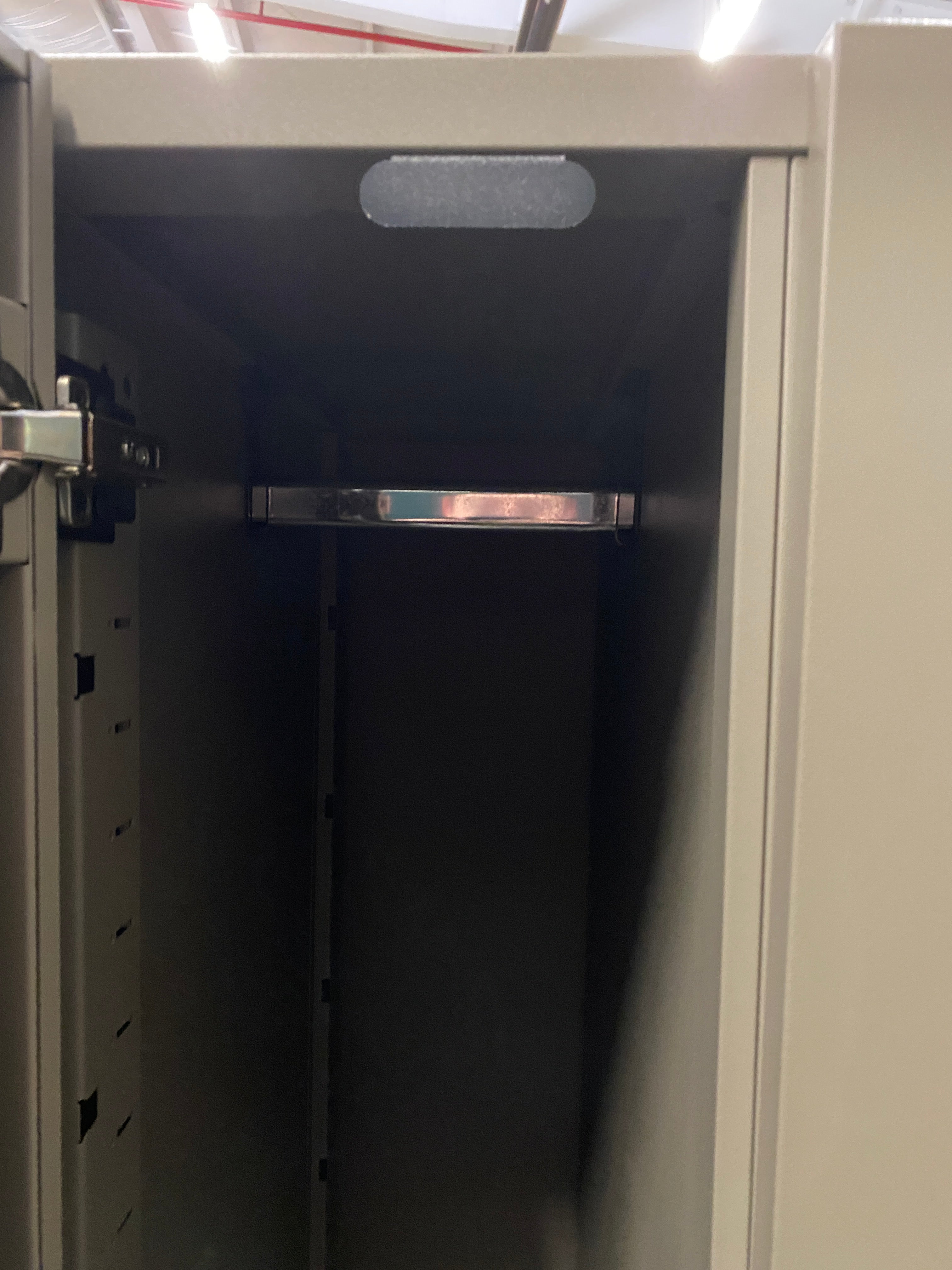 Steelcase Left Side Closet Grey Cabinet With Drawers