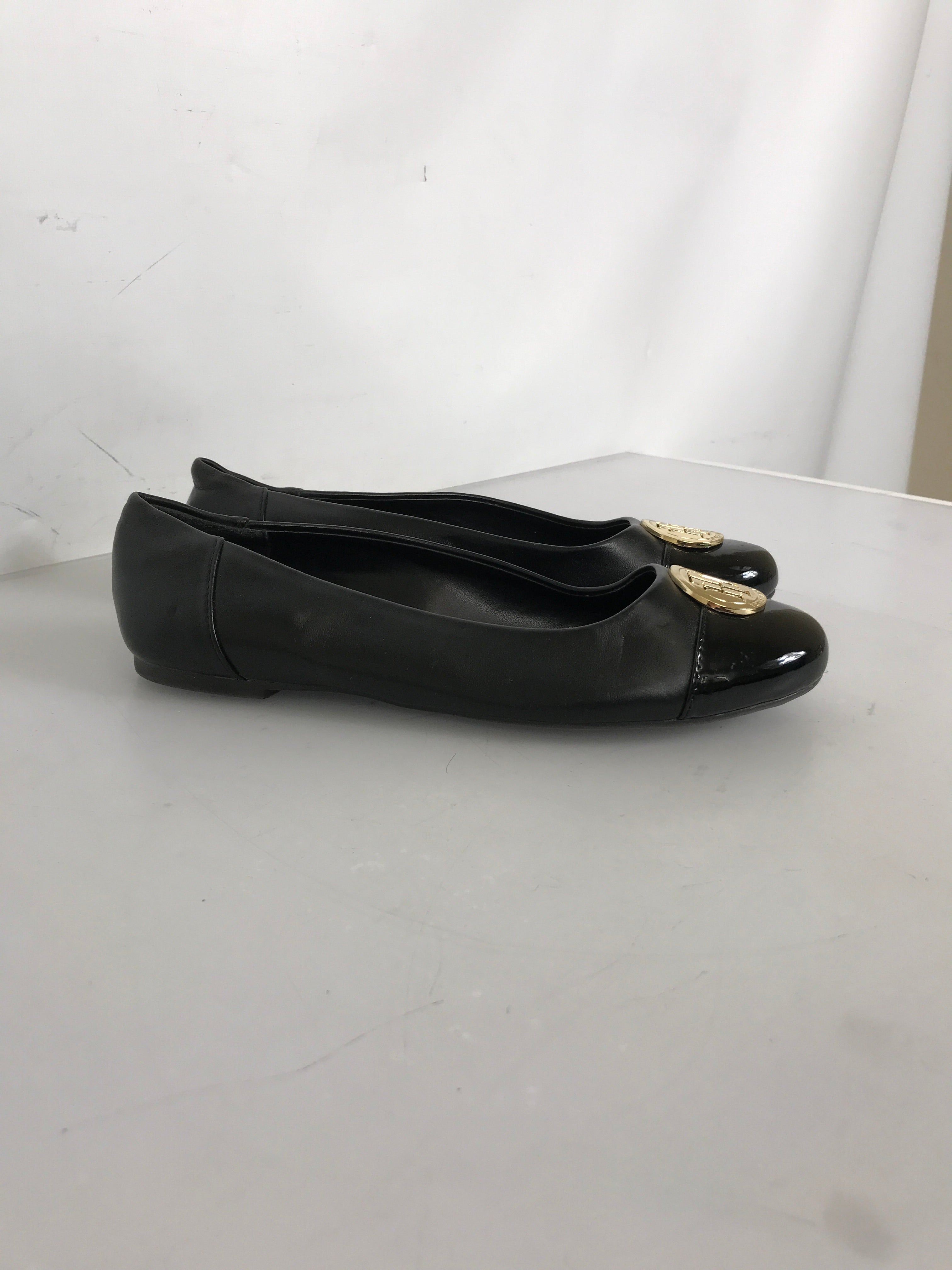 Tommy Hilfiger Black Flats Women's Size 8