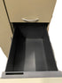 Steelcase Left Side Closet Grey Cabinet With Drawers