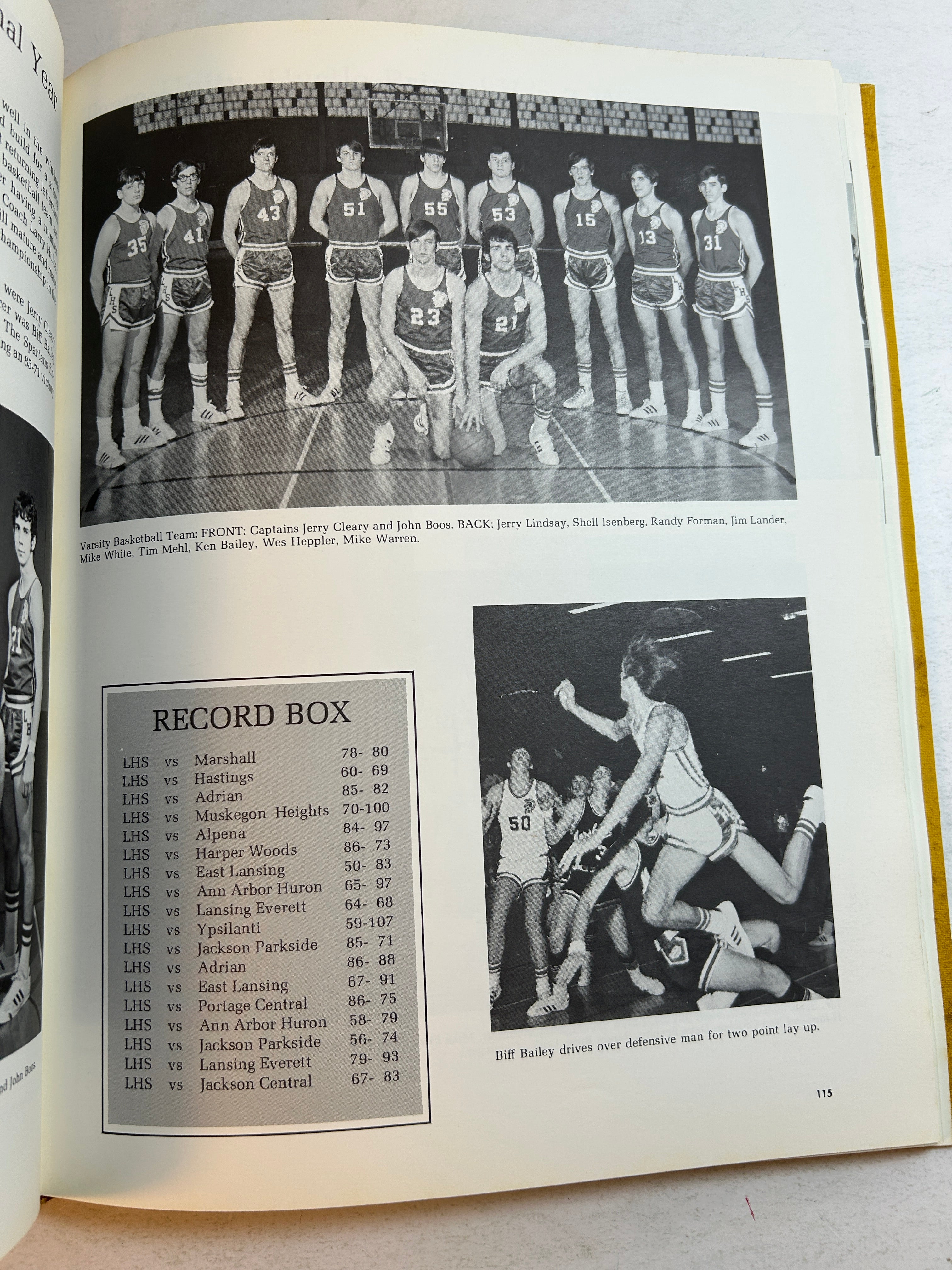 1971 "Log" Lakeview High School Yearbook Battle Creek, MI JoLaine Reierson HC