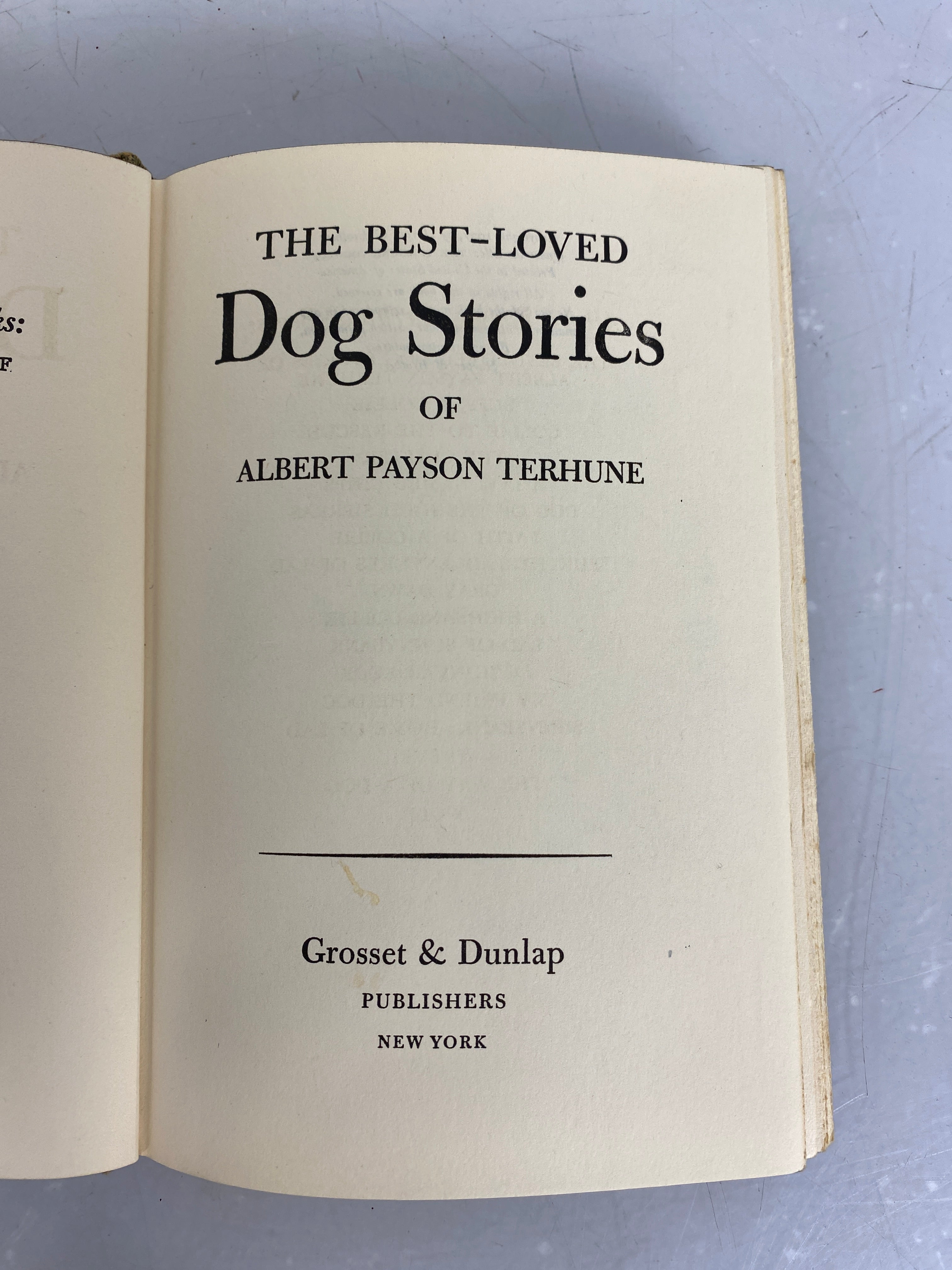 The Best-Loved Dog Stories of Albert Payson Terhune 1937 HC