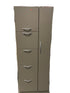 Steelcase Right Side Closet Grey Cabinet With Drawers
