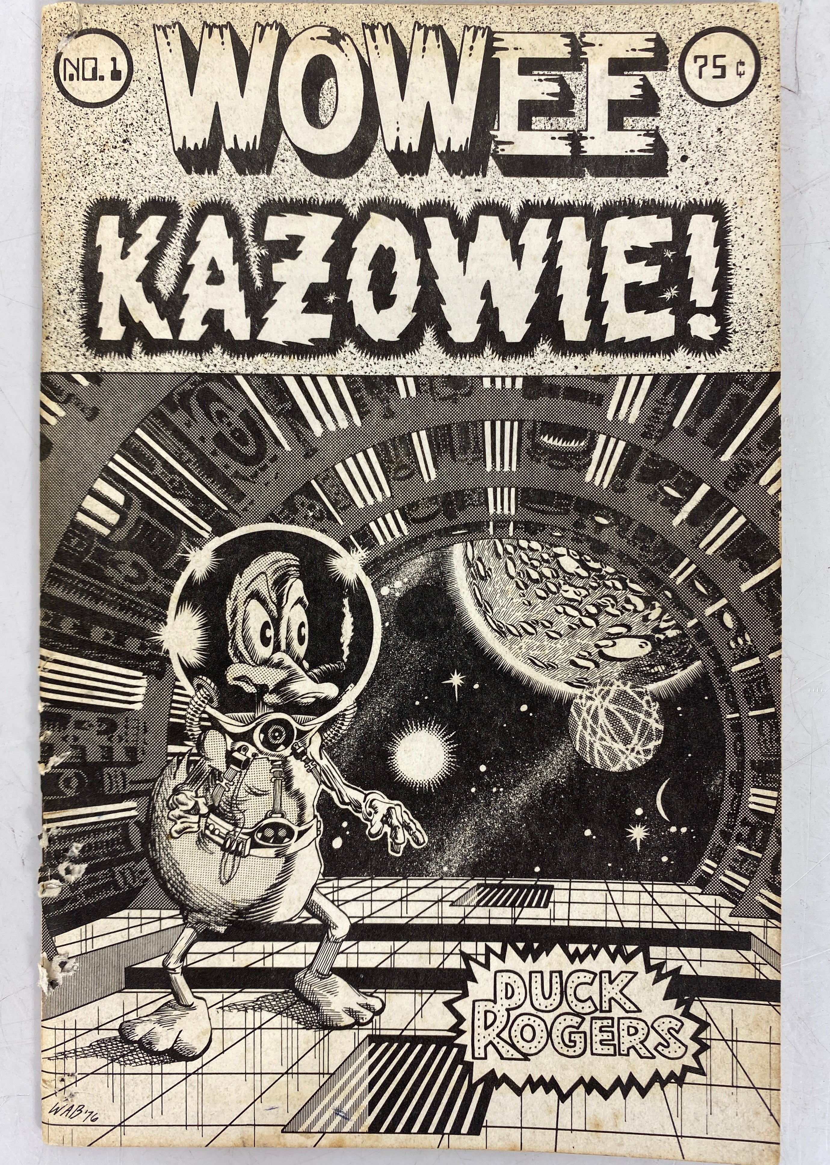 Wowee Kazowie #1 Summer 1976 Comics Fanzine