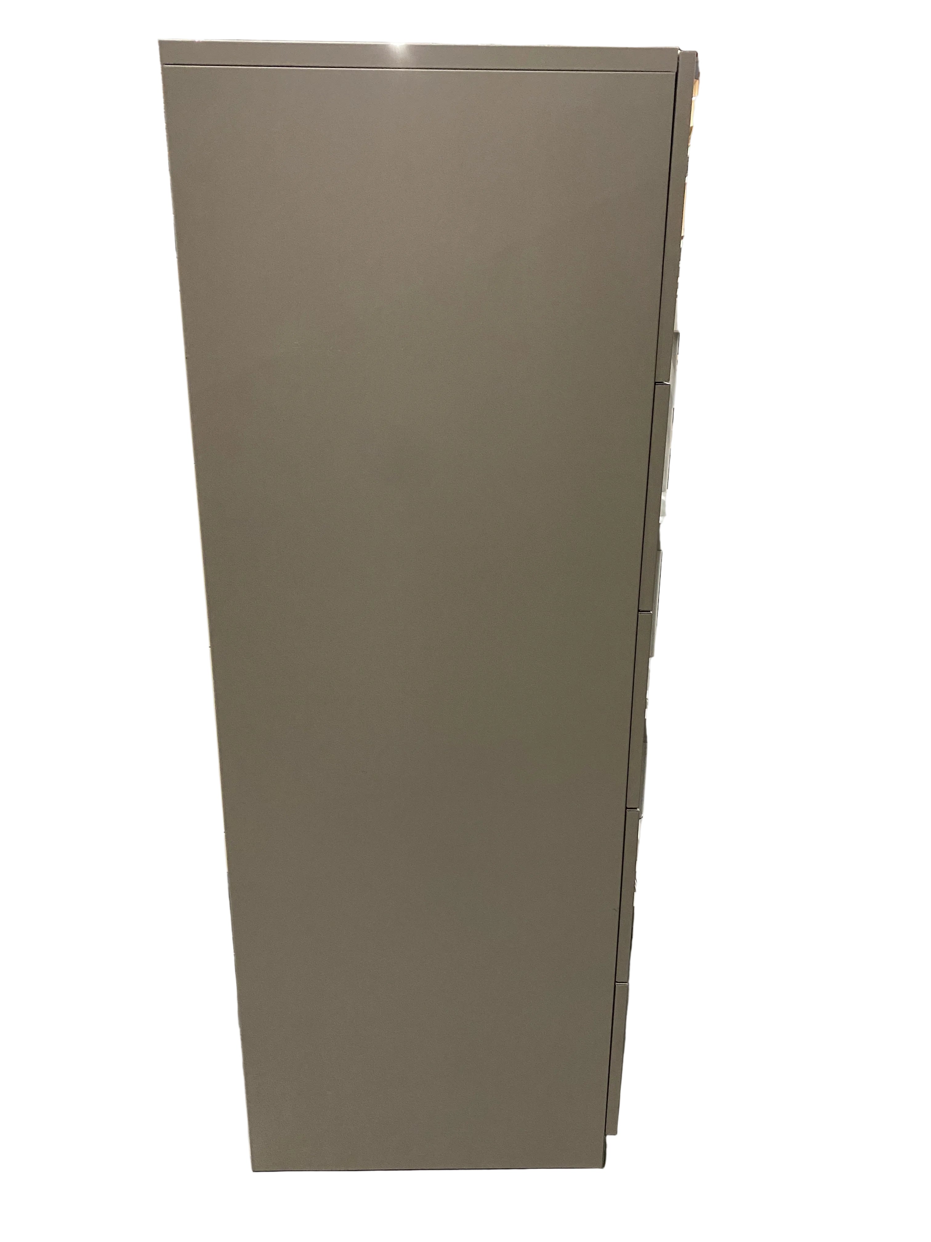 Steelcase Right Side Closet Grey Cabinet With Drawers