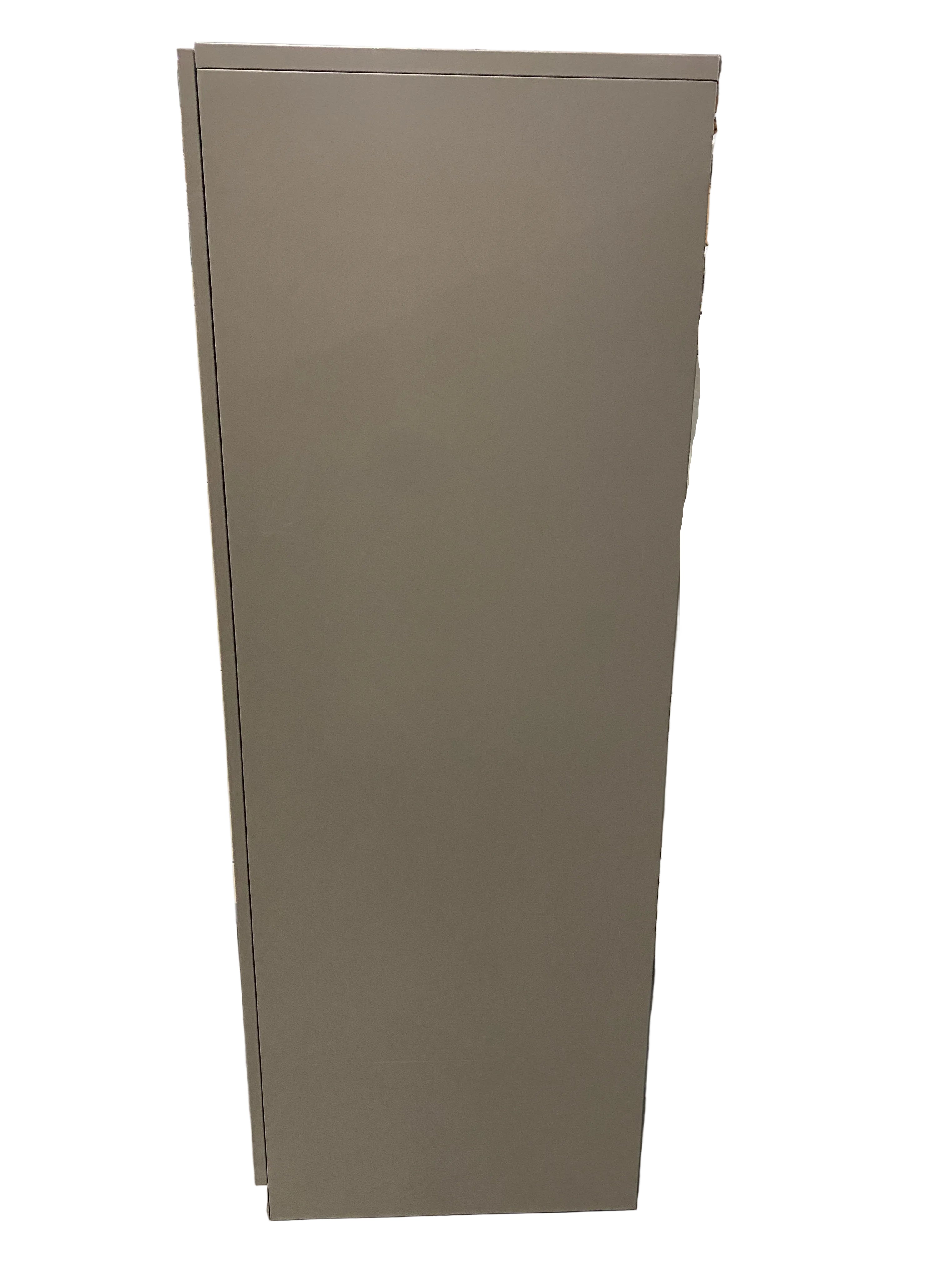 Steelcase Right Side Closet Grey Cabinet With Drawers