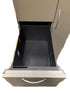 Steelcase Right Side Closet Grey Cabinet With Drawers